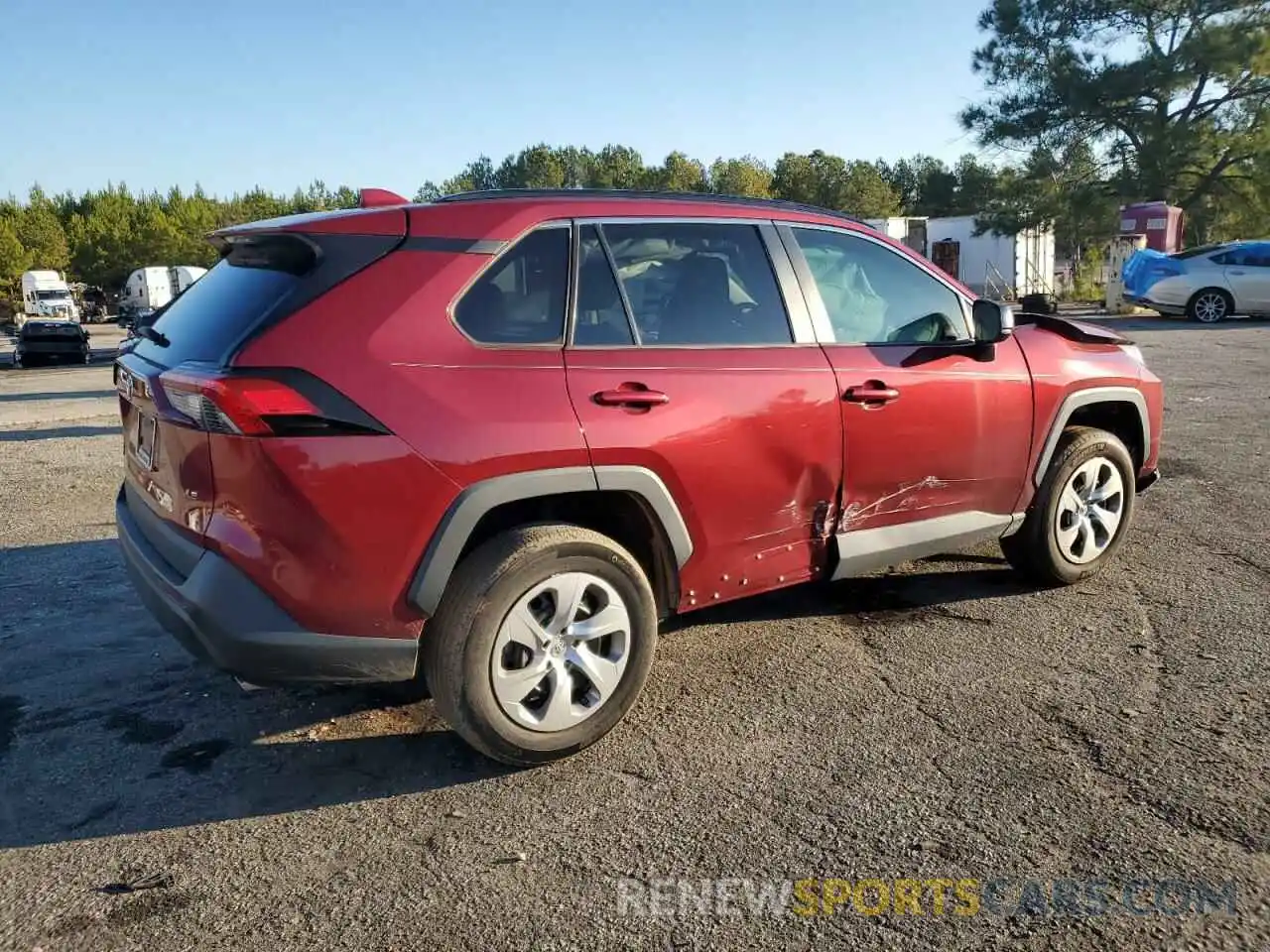 3 Photograph of a damaged car 2T3H1RFV4KW041057 TOYOTA RAV4 2019