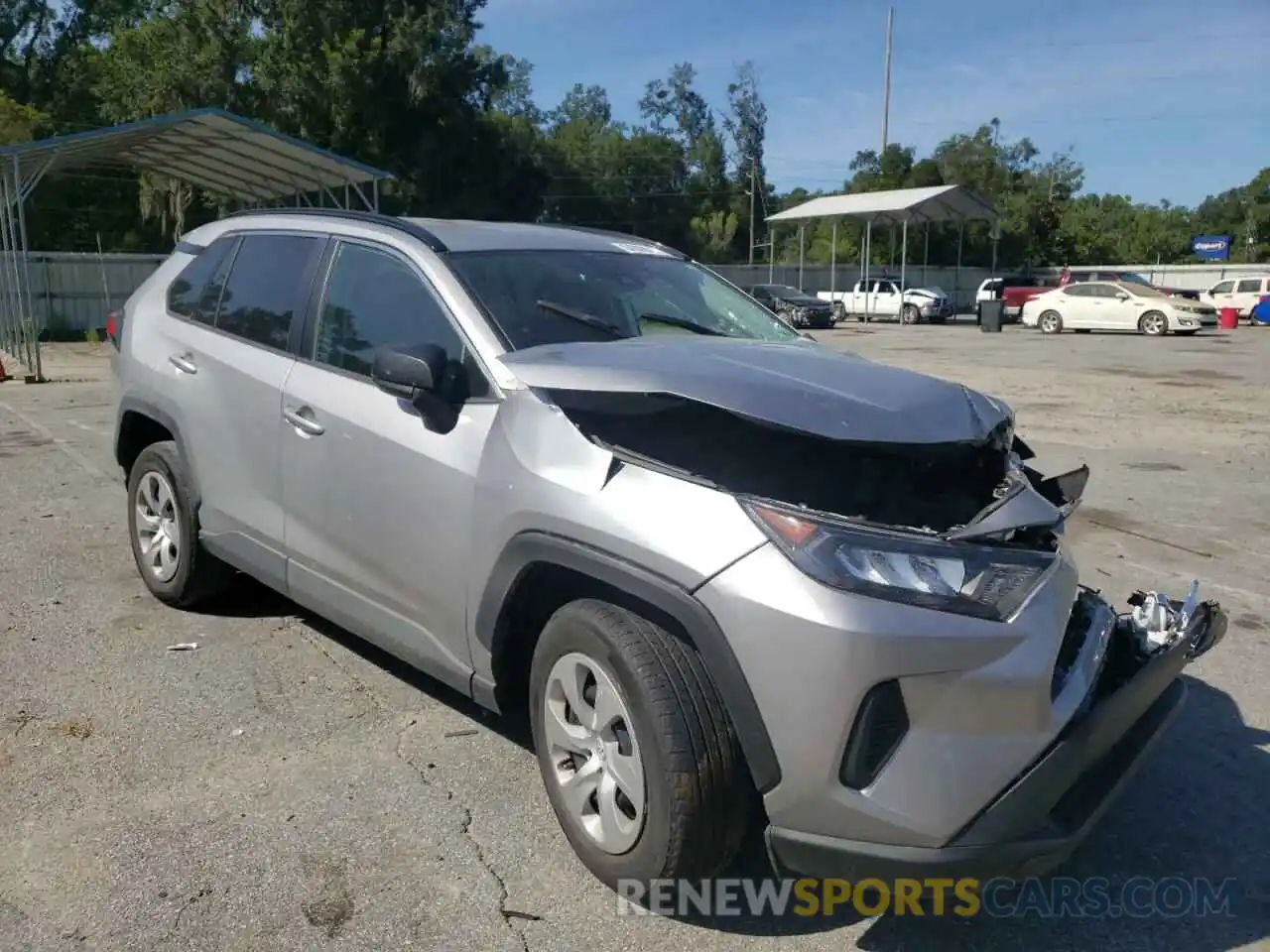 1 Photograph of a damaged car 2T3H1RFV4KW043374 TOYOTA RAV4 2019