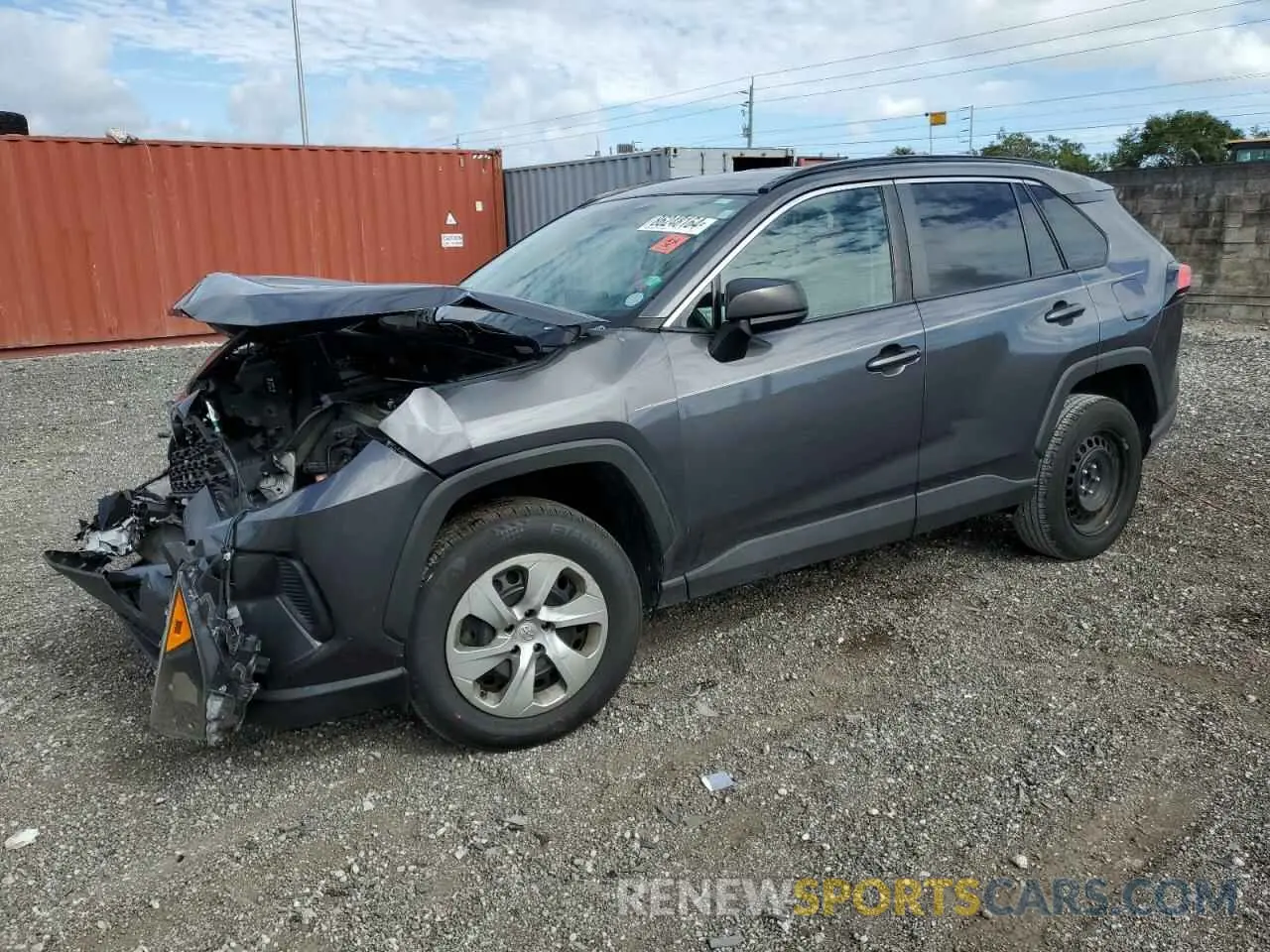 1 Photograph of a damaged car 2T3H1RFV4KW044220 TOYOTA RAV4 2019