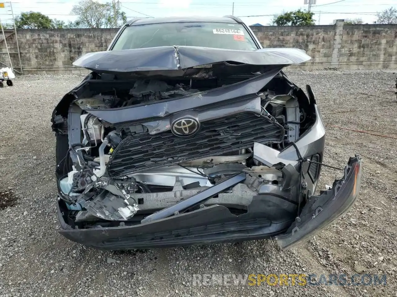 5 Photograph of a damaged car 2T3H1RFV4KW044220 TOYOTA RAV4 2019