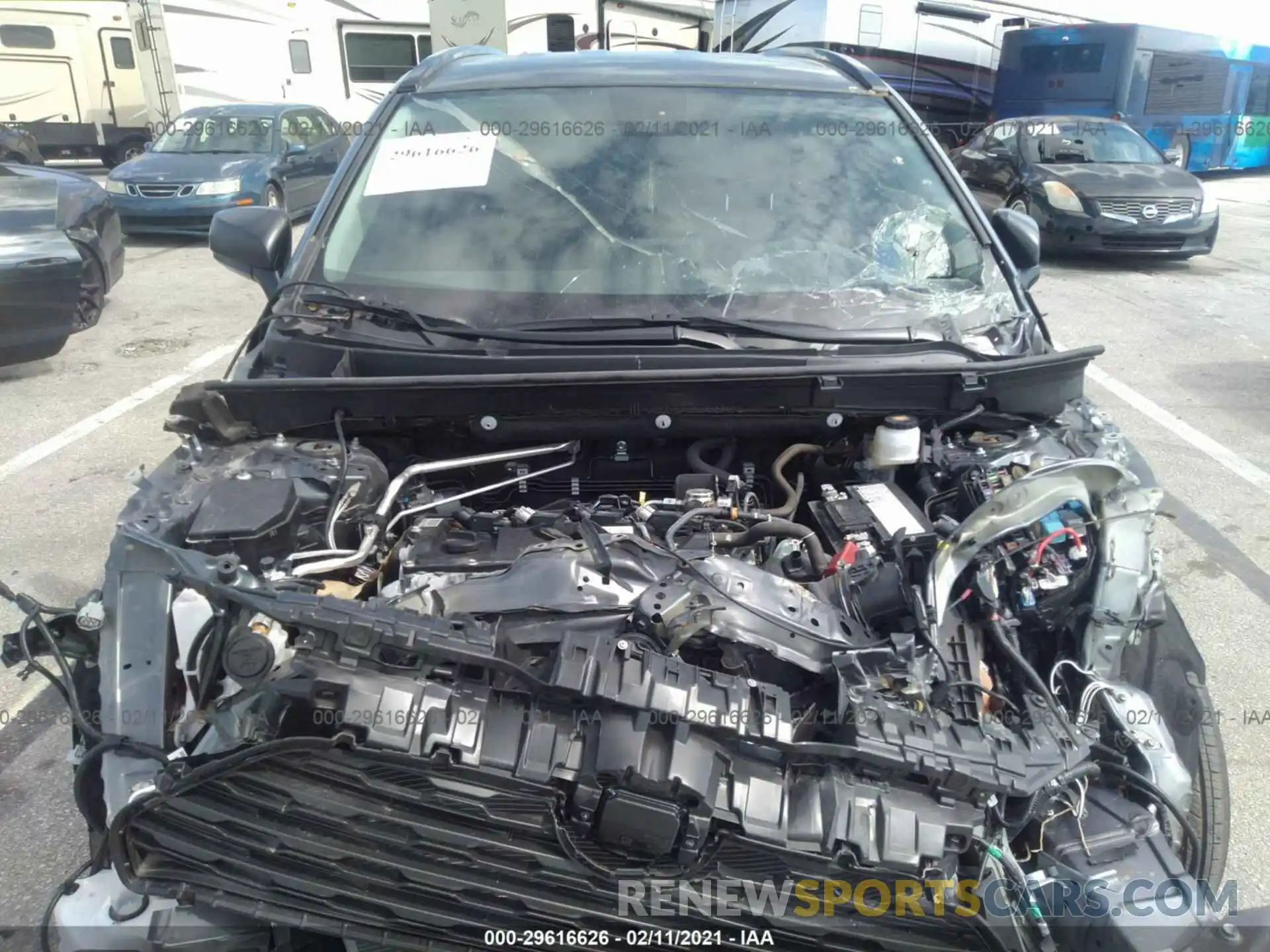 10 Photograph of a damaged car 2T3H1RFV4KW057453 TOYOTA RAV4 2019