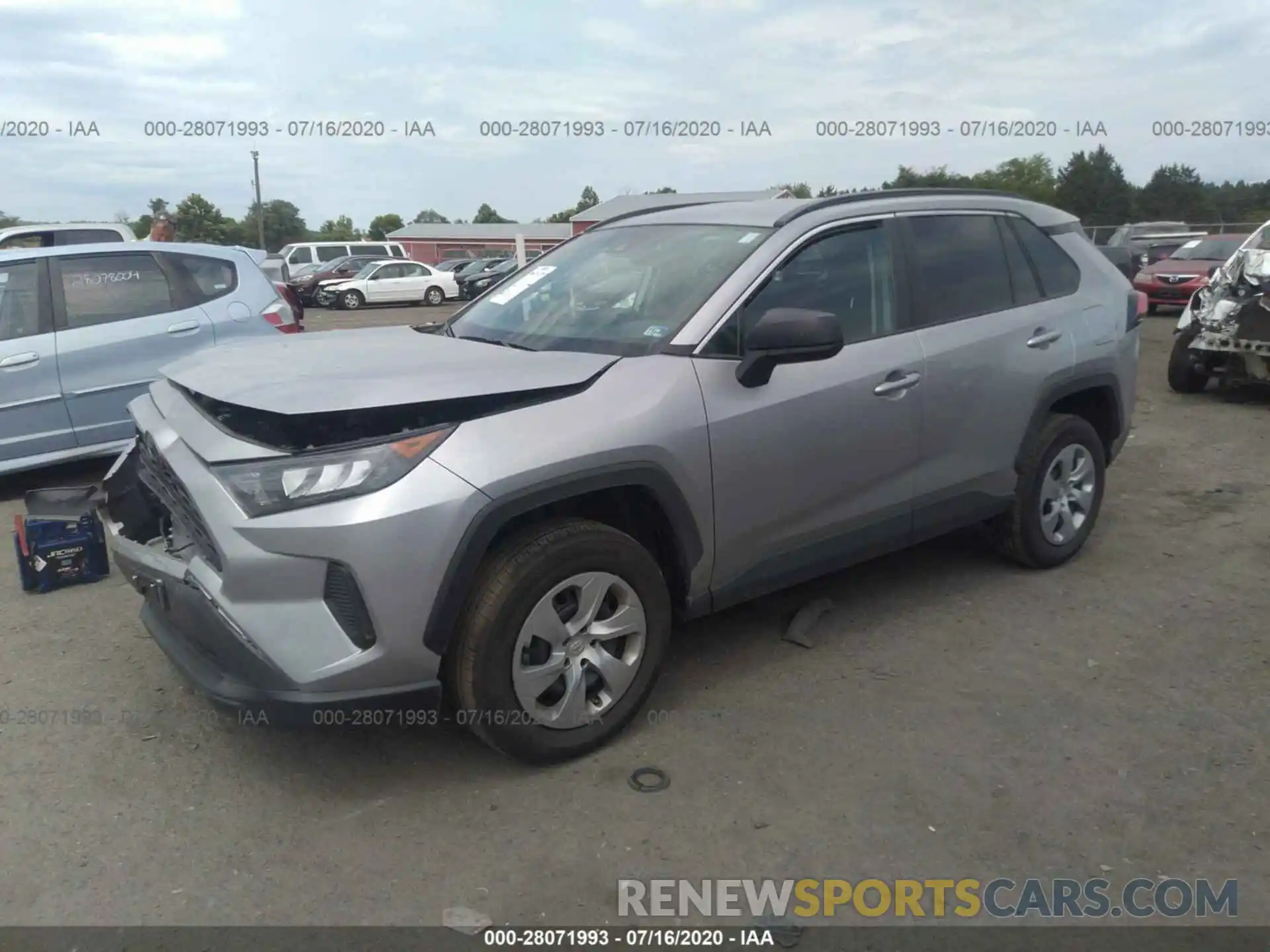 2 Photograph of a damaged car 2T3H1RFV5KC018789 TOYOTA RAV4 2019