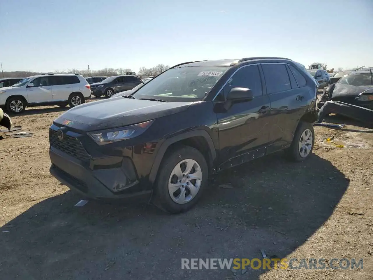 1 Photograph of a damaged car 2T3H1RFV5KC022308 TOYOTA RAV4 2019