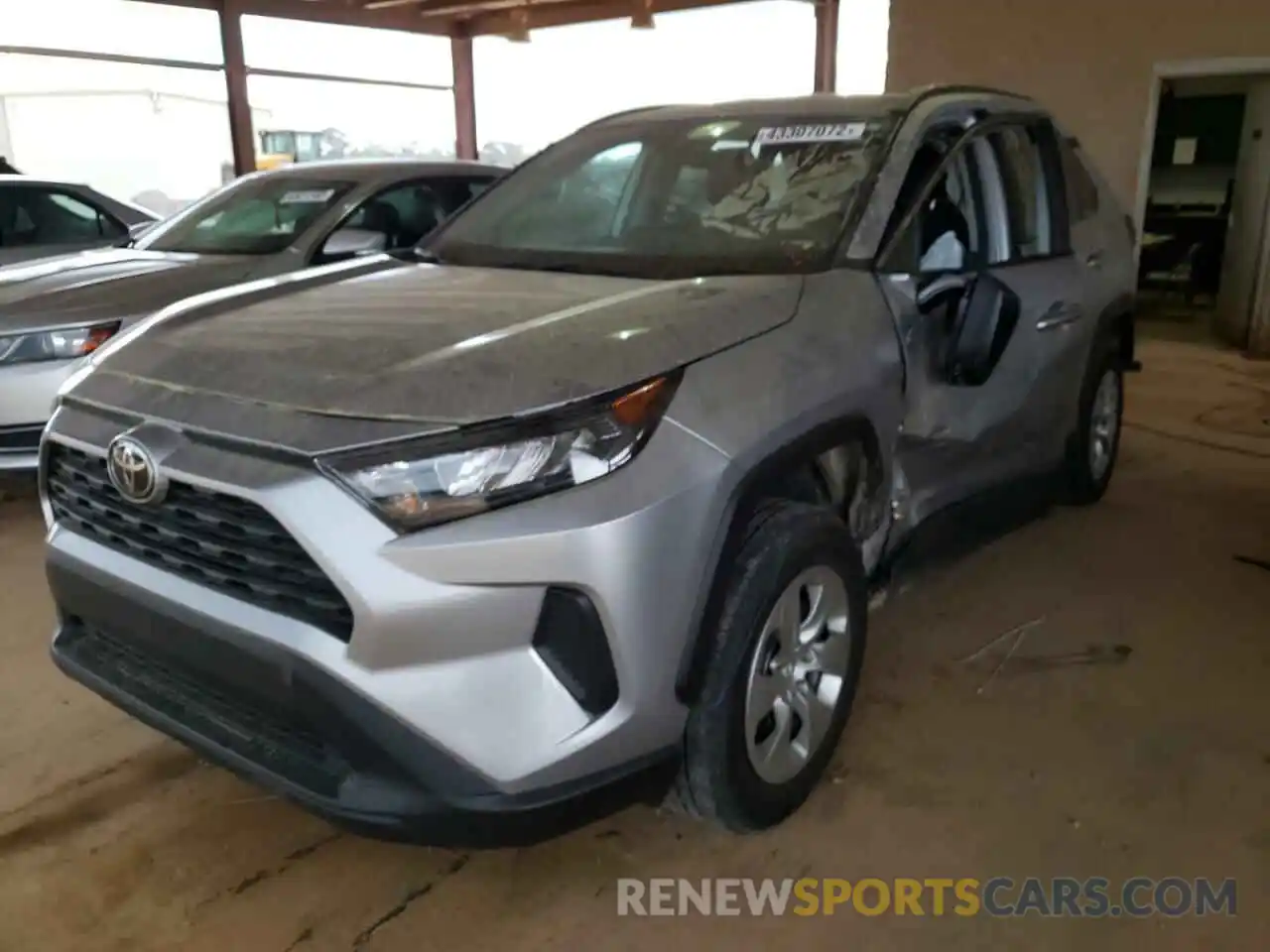 2 Photograph of a damaged car 2T3H1RFV5KW031797 TOYOTA RAV4 2019