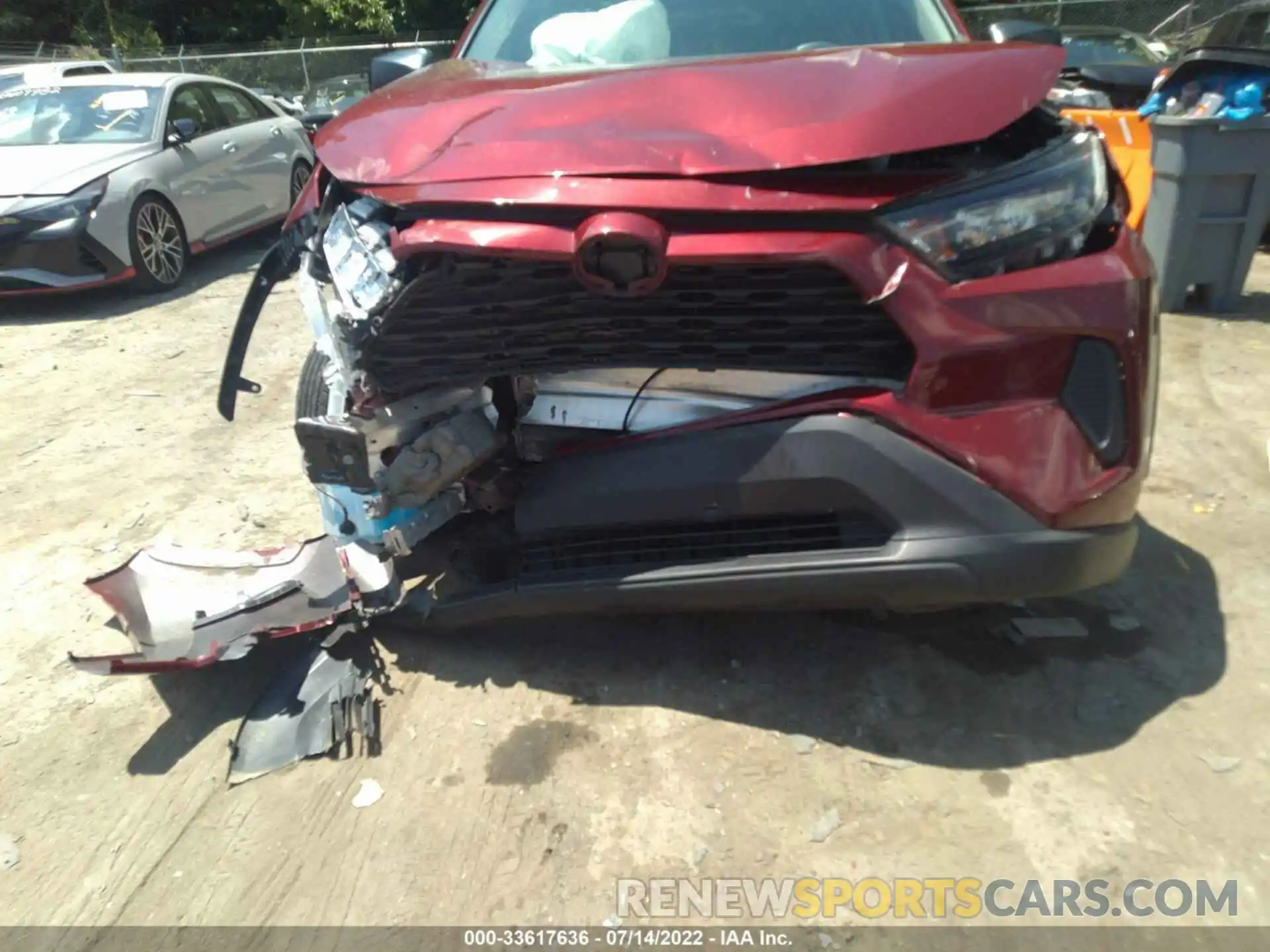 6 Photograph of a damaged car 2T3H1RFV6KC002908 TOYOTA RAV4 2019