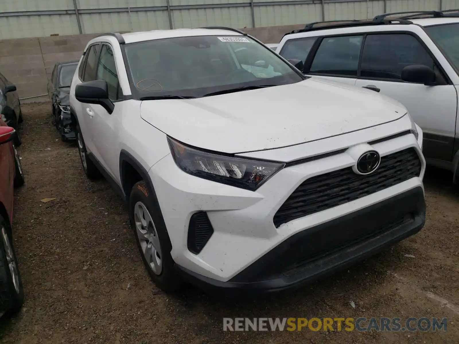 1 Photograph of a damaged car 2T3H1RFV6KC011897 TOYOTA RAV4 2019