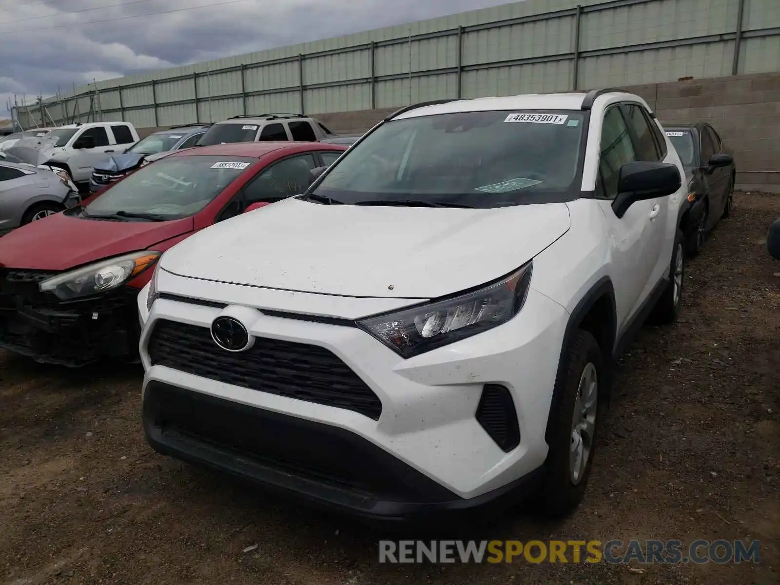 2 Photograph of a damaged car 2T3H1RFV6KC011897 TOYOTA RAV4 2019