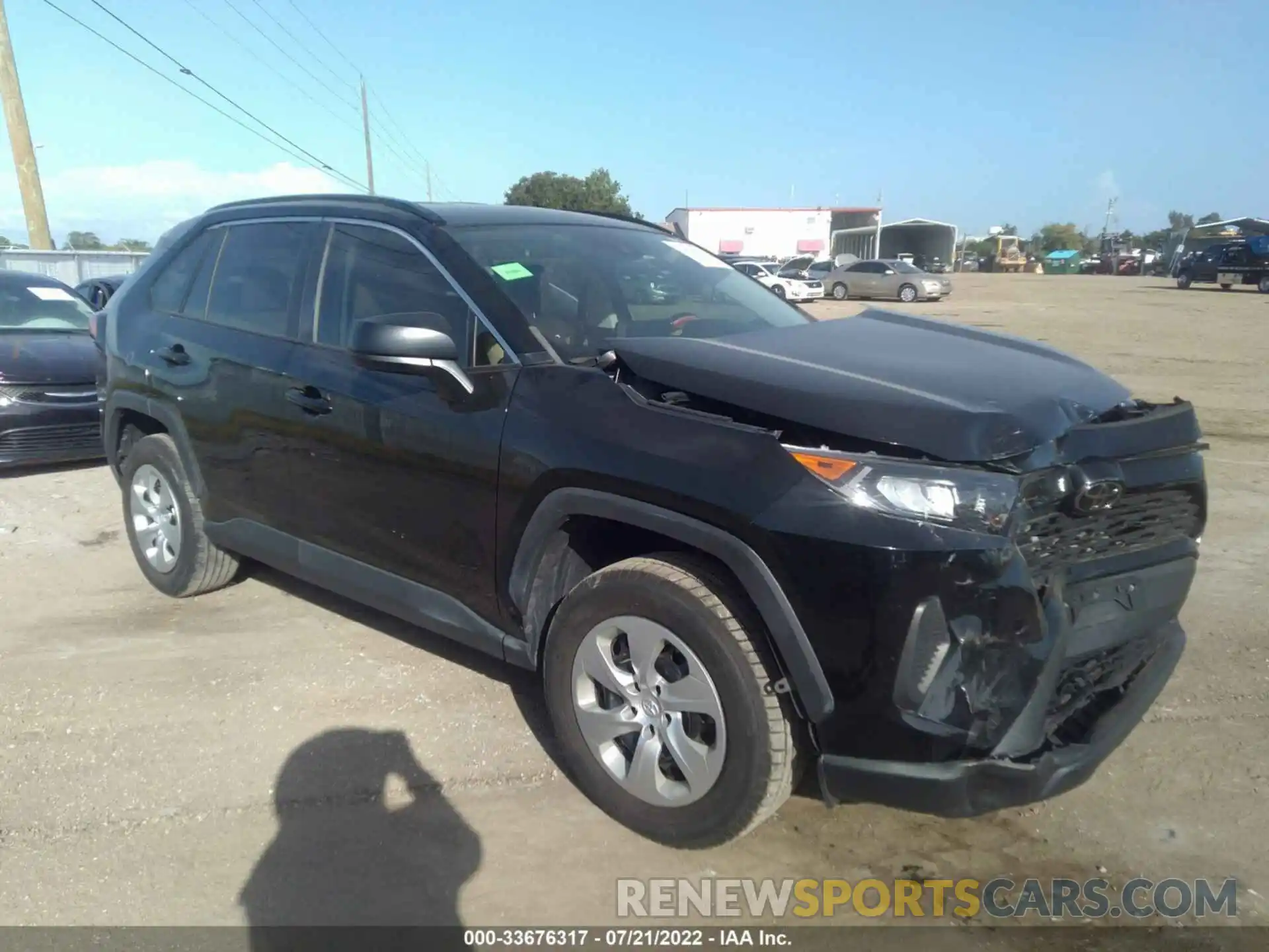 1 Photograph of a damaged car 2T3H1RFV6KC014007 TOYOTA RAV4 2019