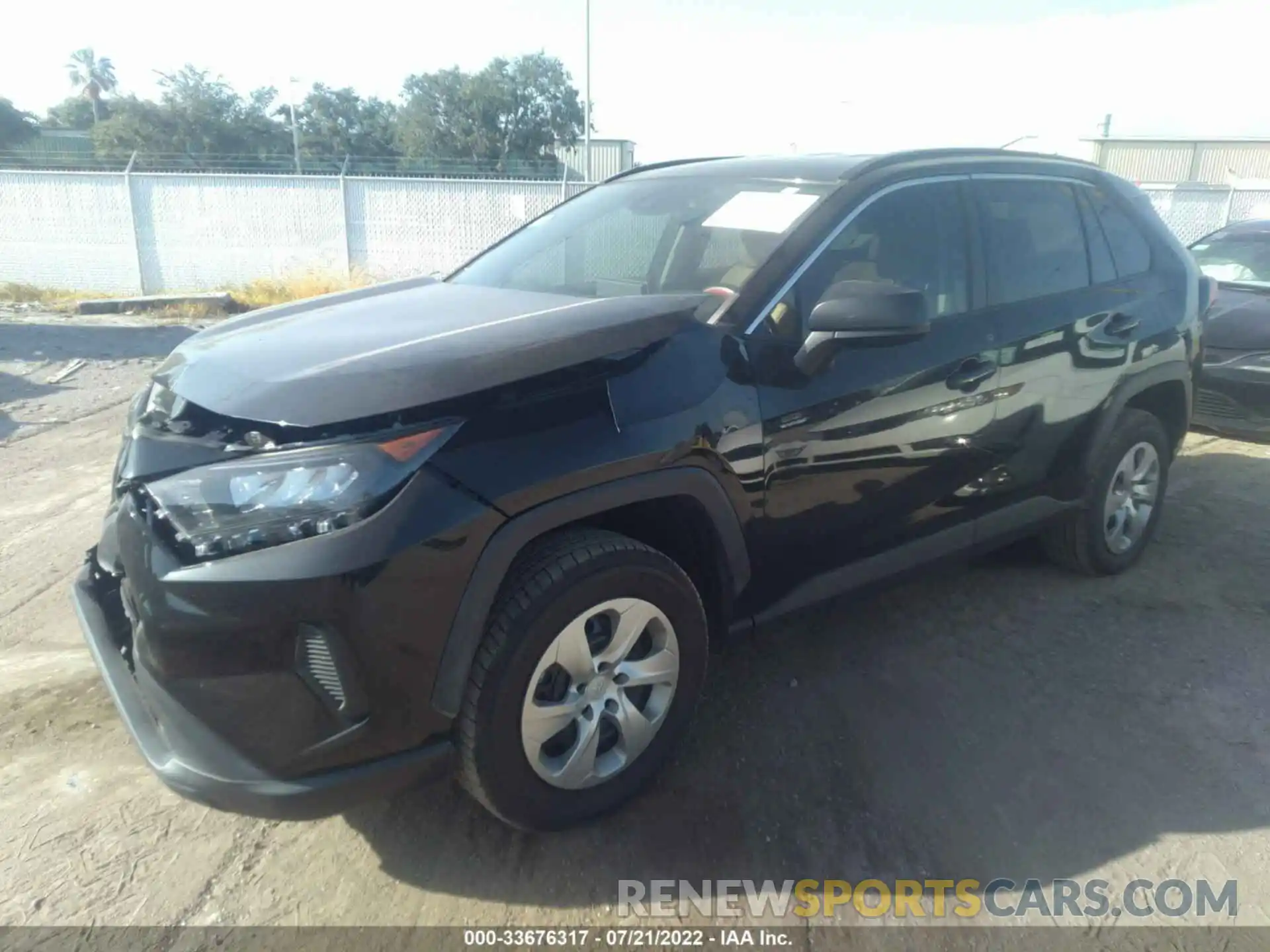 2 Photograph of a damaged car 2T3H1RFV6KC014007 TOYOTA RAV4 2019