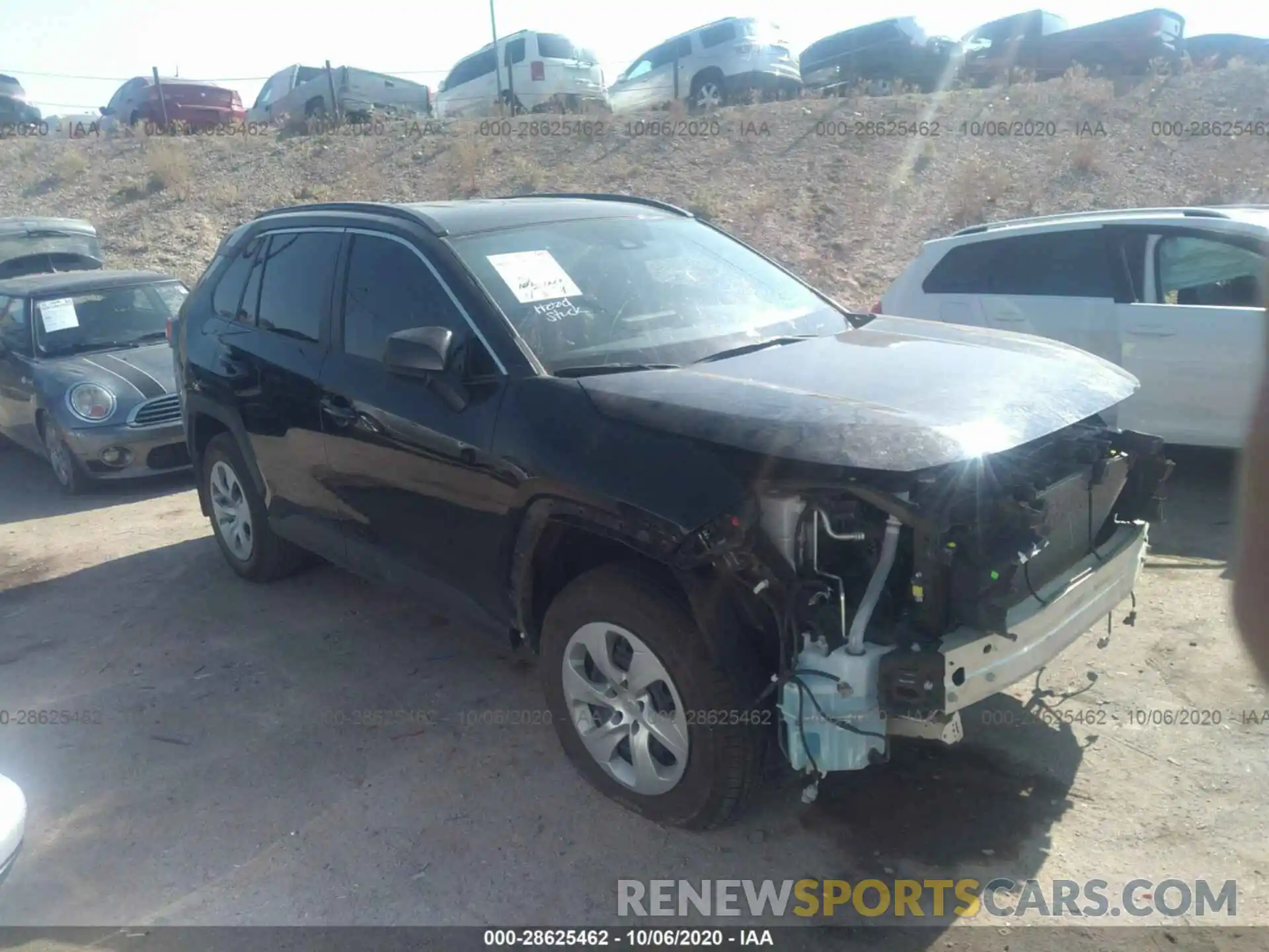 1 Photograph of a damaged car 2T3H1RFV6KC017845 TOYOTA RAV4 2019