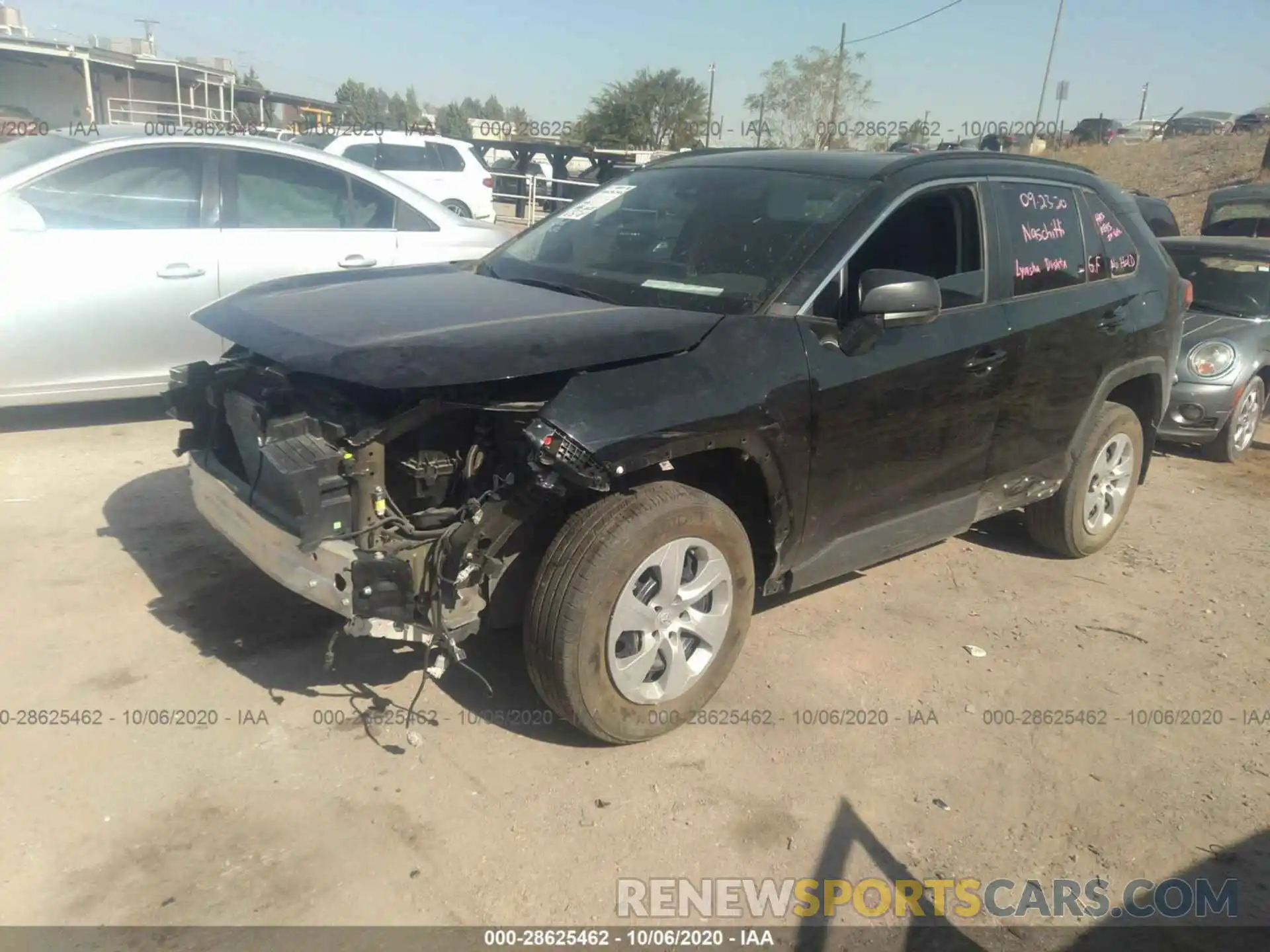 2 Photograph of a damaged car 2T3H1RFV6KC017845 TOYOTA RAV4 2019