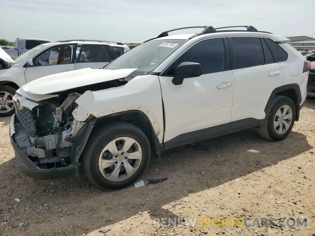 1 Photograph of a damaged car 2T3H1RFV6KC022110 TOYOTA RAV4 2019