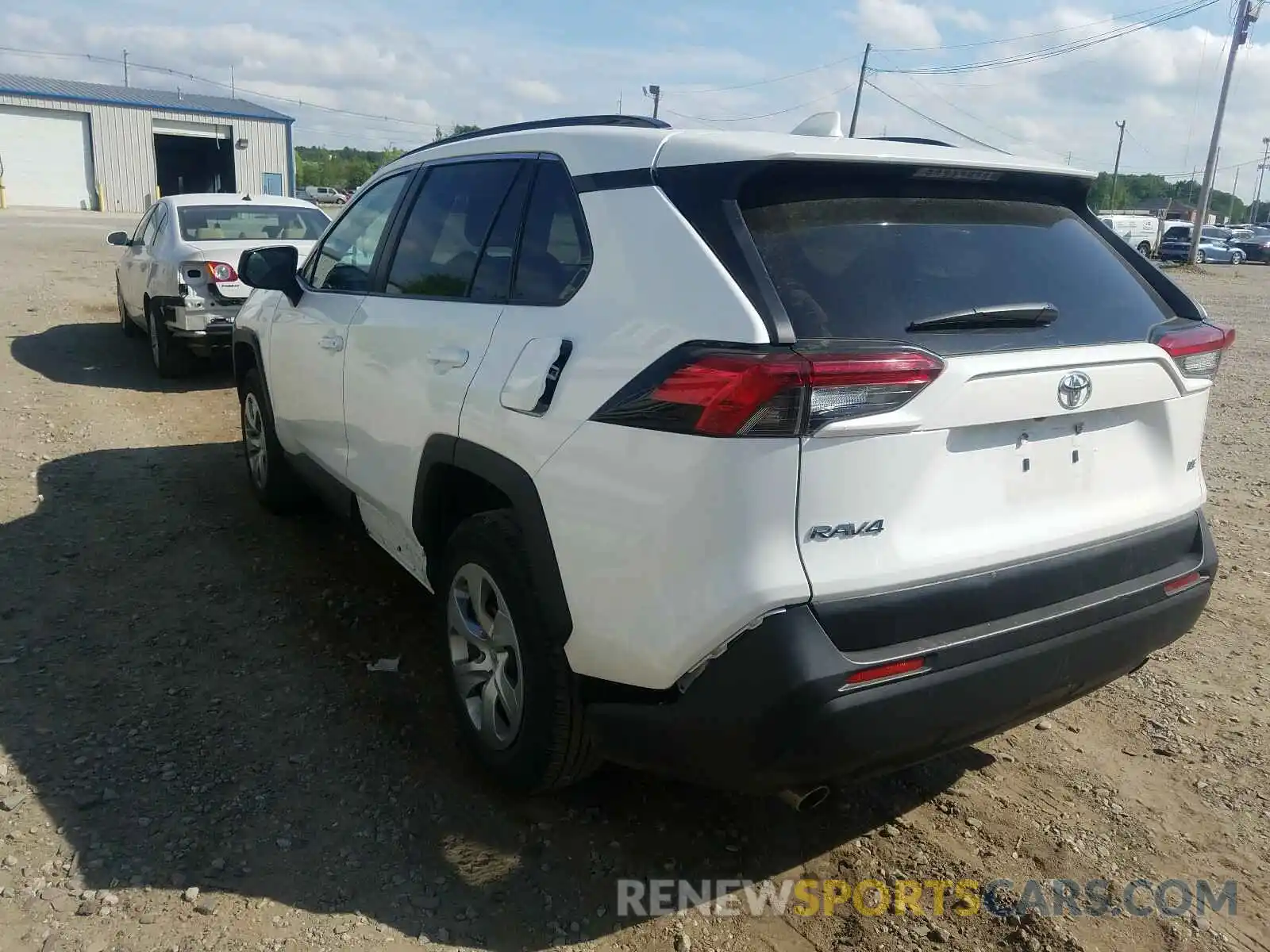 3 Photograph of a damaged car 2T3H1RFV6KW013325 TOYOTA RAV4 2019