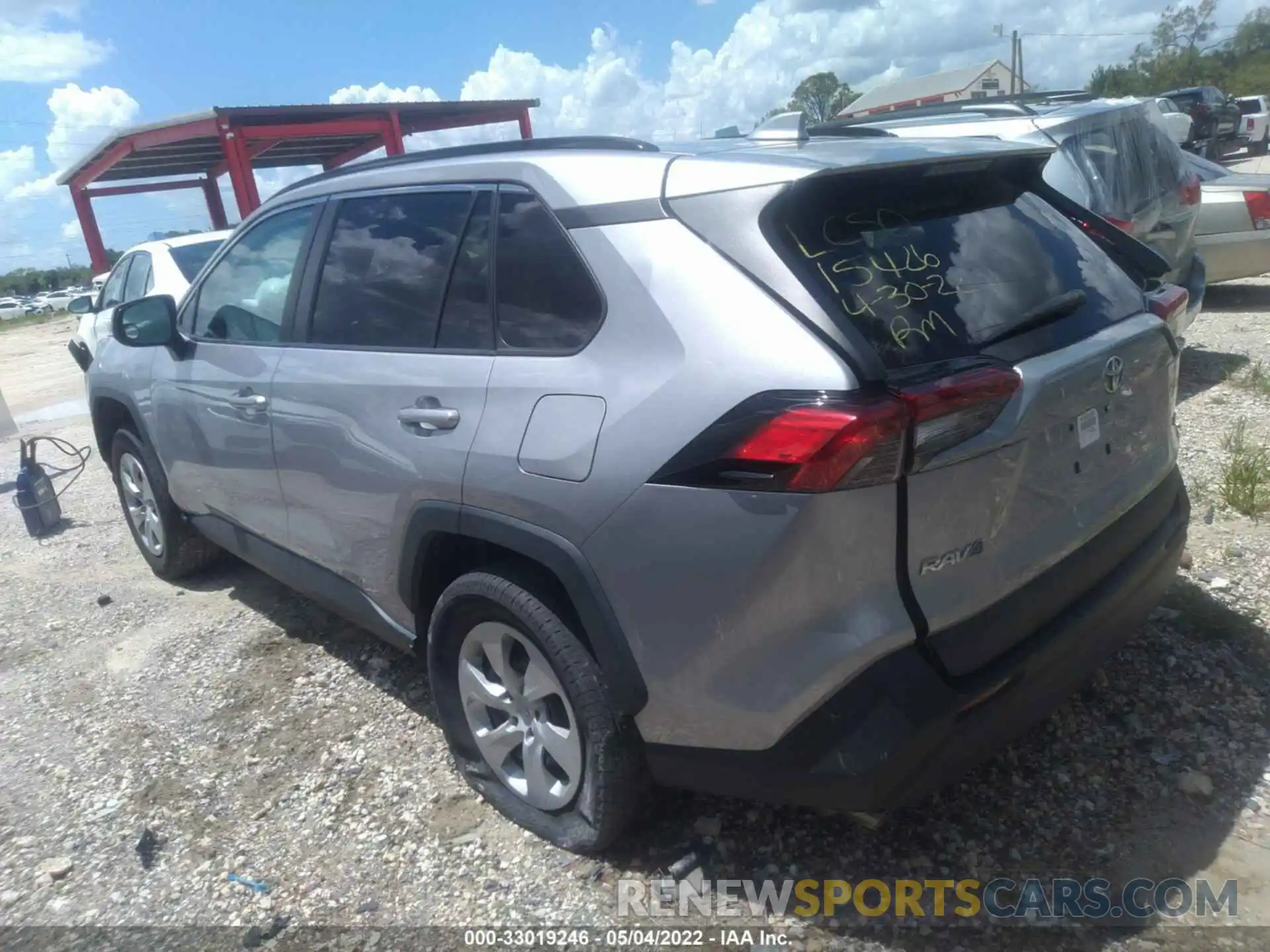 3 Photograph of a damaged car 2T3H1RFV6KW023966 TOYOTA RAV4 2019