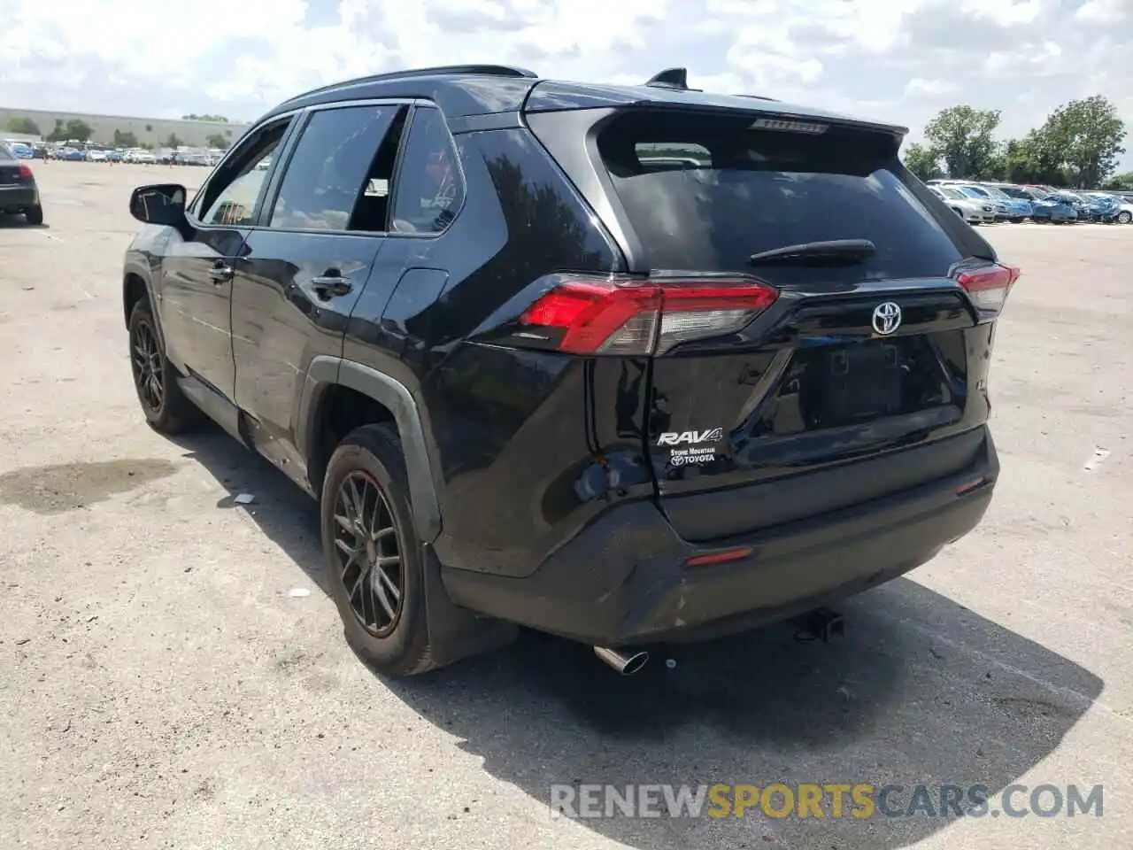 3 Photograph of a damaged car 2T3H1RFV6KW026205 TOYOTA RAV4 2019