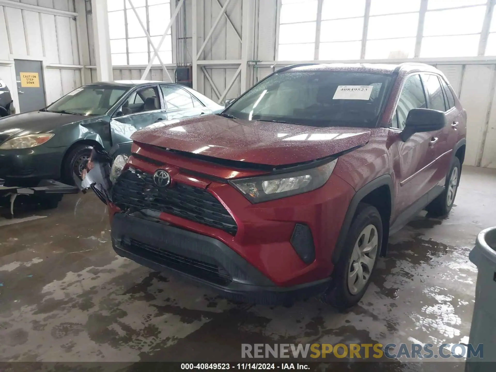 2 Photograph of a damaged car 2T3H1RFV6KW046955 TOYOTA RAV4 2019