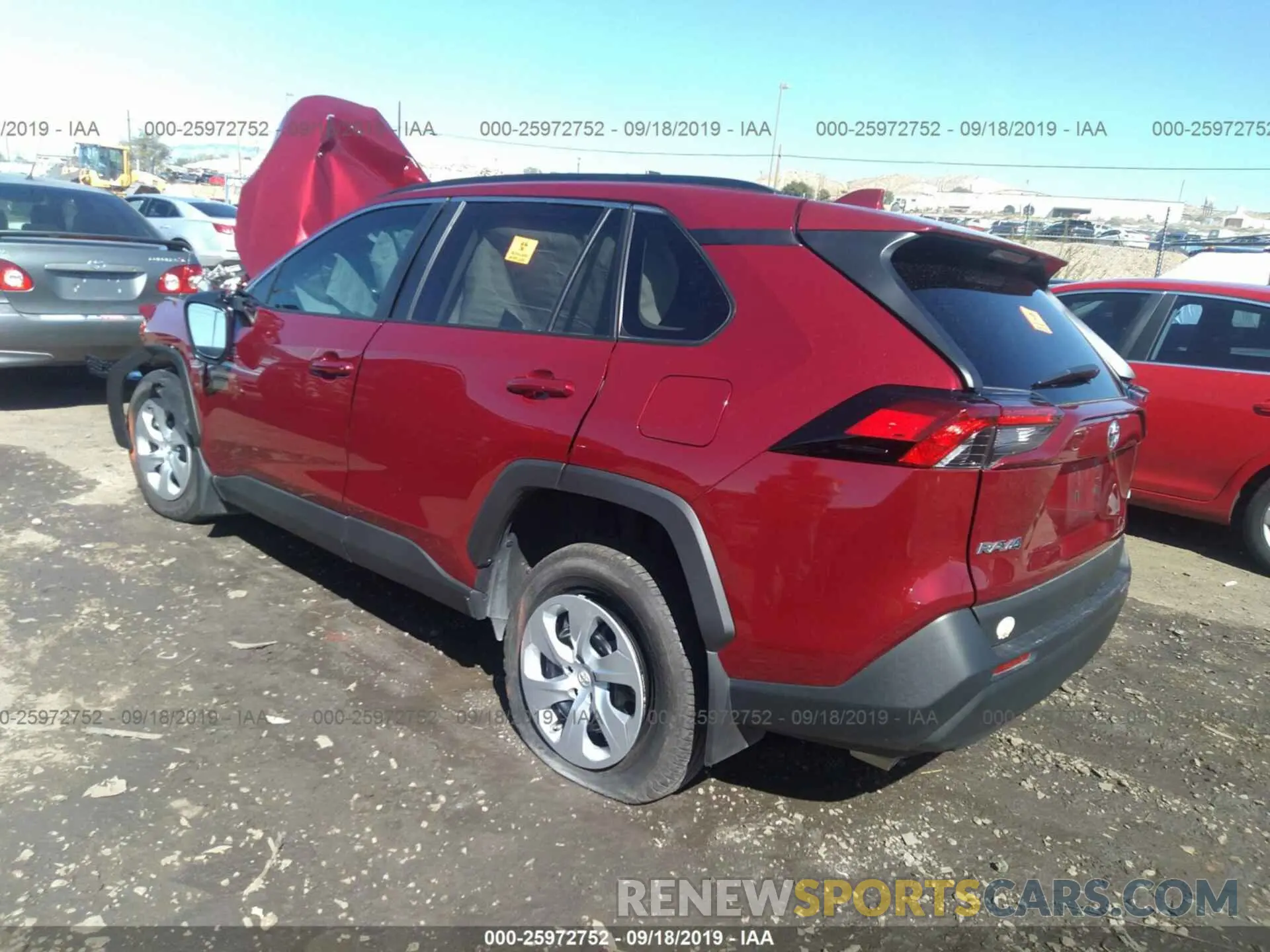 3 Photograph of a damaged car 2T3H1RFV7KC004652 TOYOTA RAV4 2019