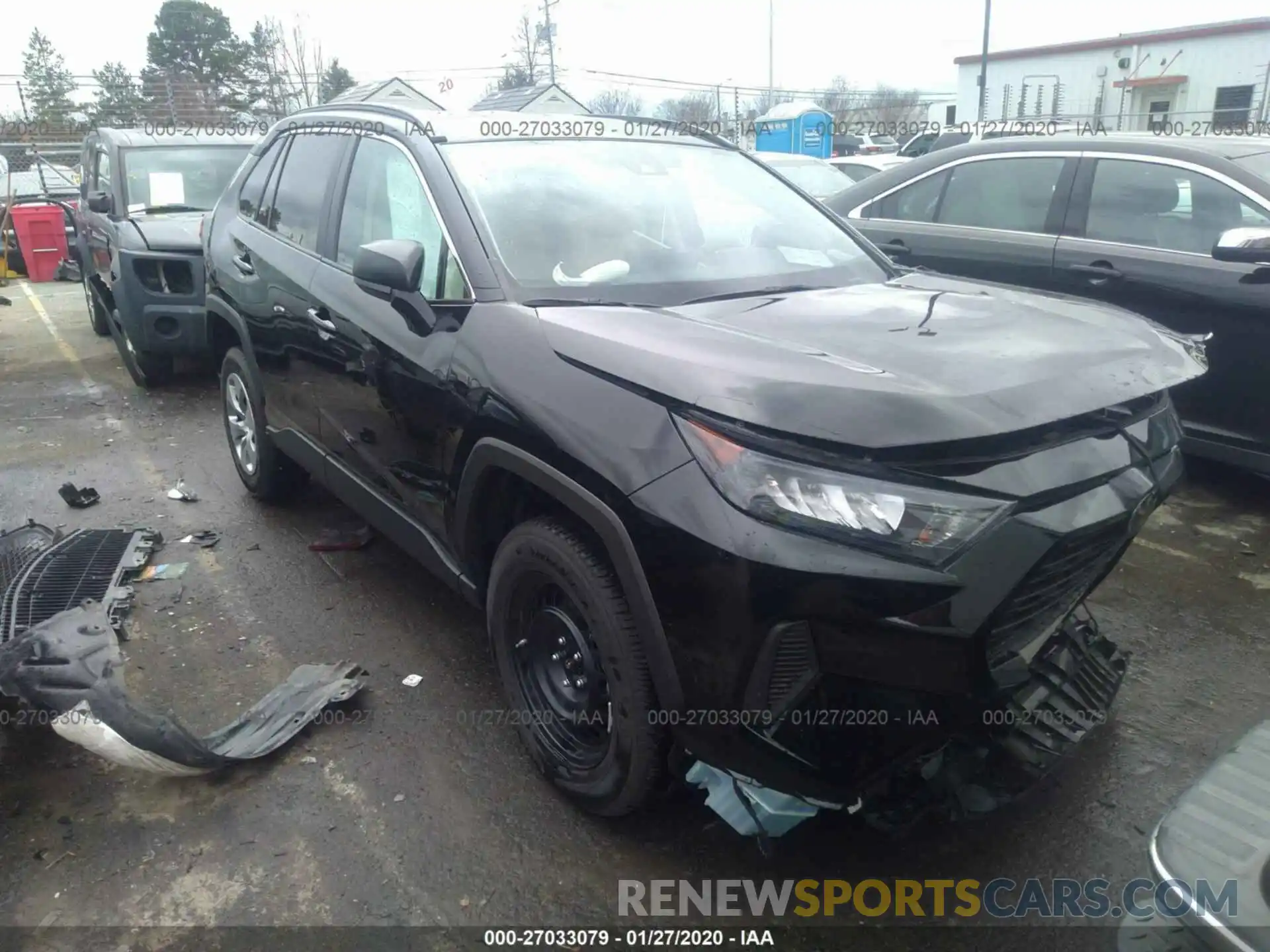 1 Photograph of a damaged car 2T3H1RFV7KC006417 TOYOTA RAV4 2019