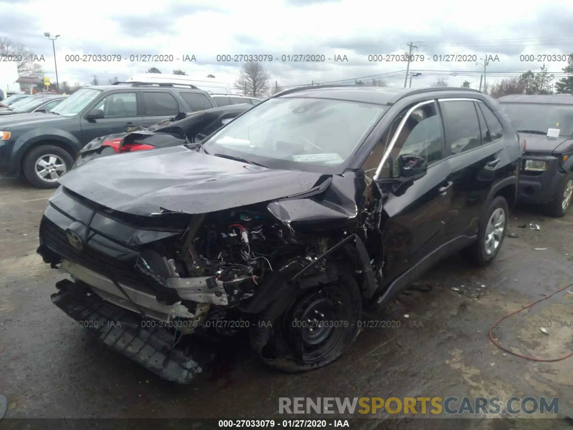 2 Photograph of a damaged car 2T3H1RFV7KC006417 TOYOTA RAV4 2019