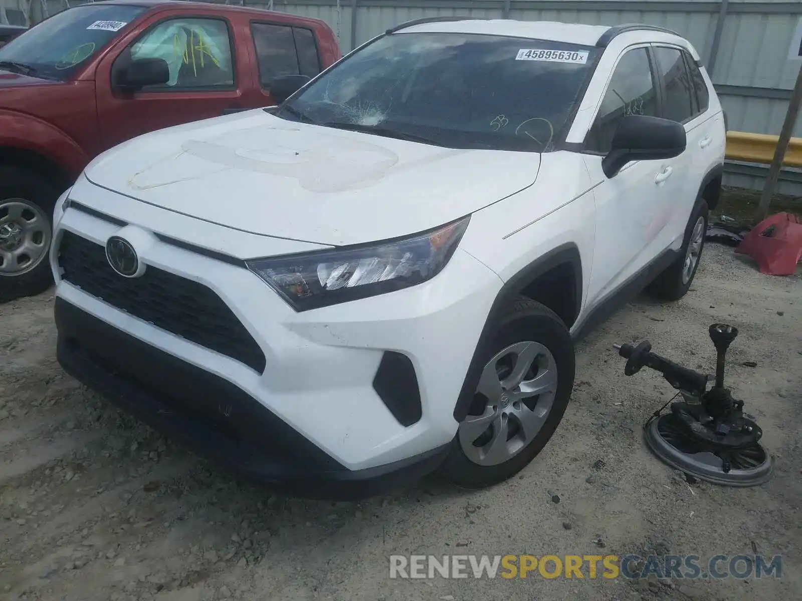 2 Photograph of a damaged car 2T3H1RFV7KC019331 TOYOTA RAV4 2019