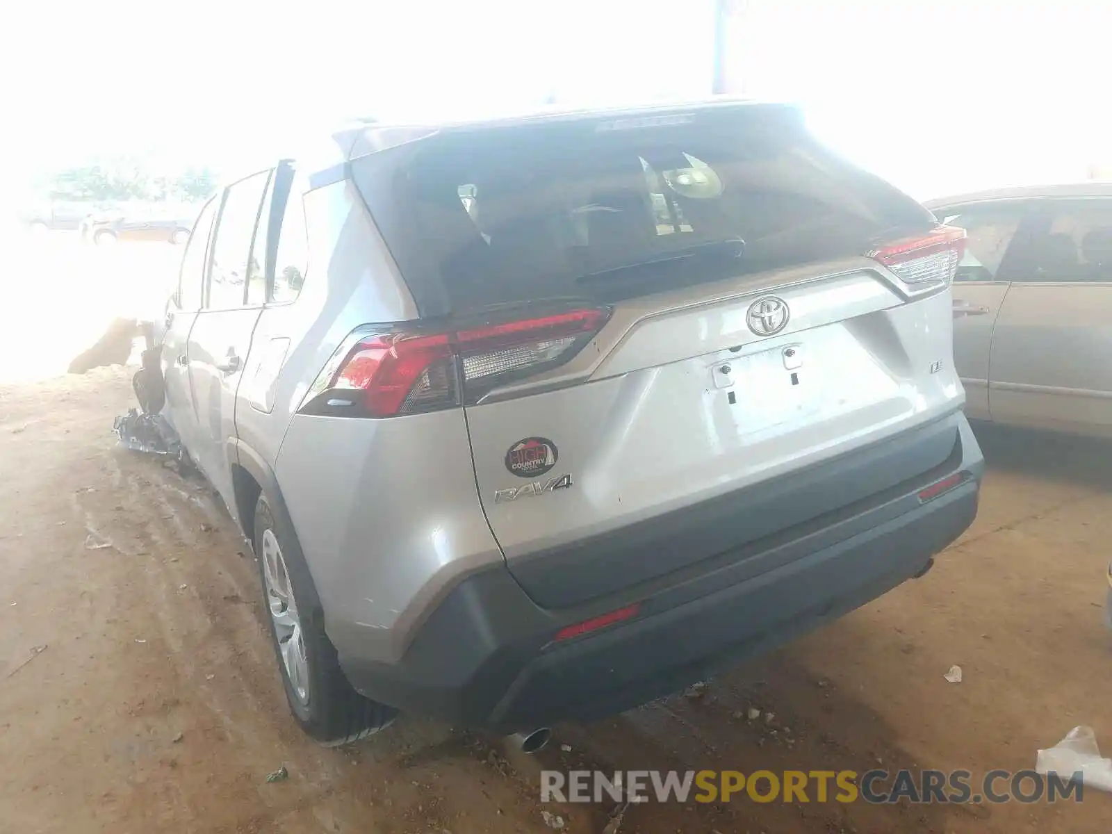 3 Photograph of a damaged car 2T3H1RFV7KC023959 TOYOTA RAV4 2019