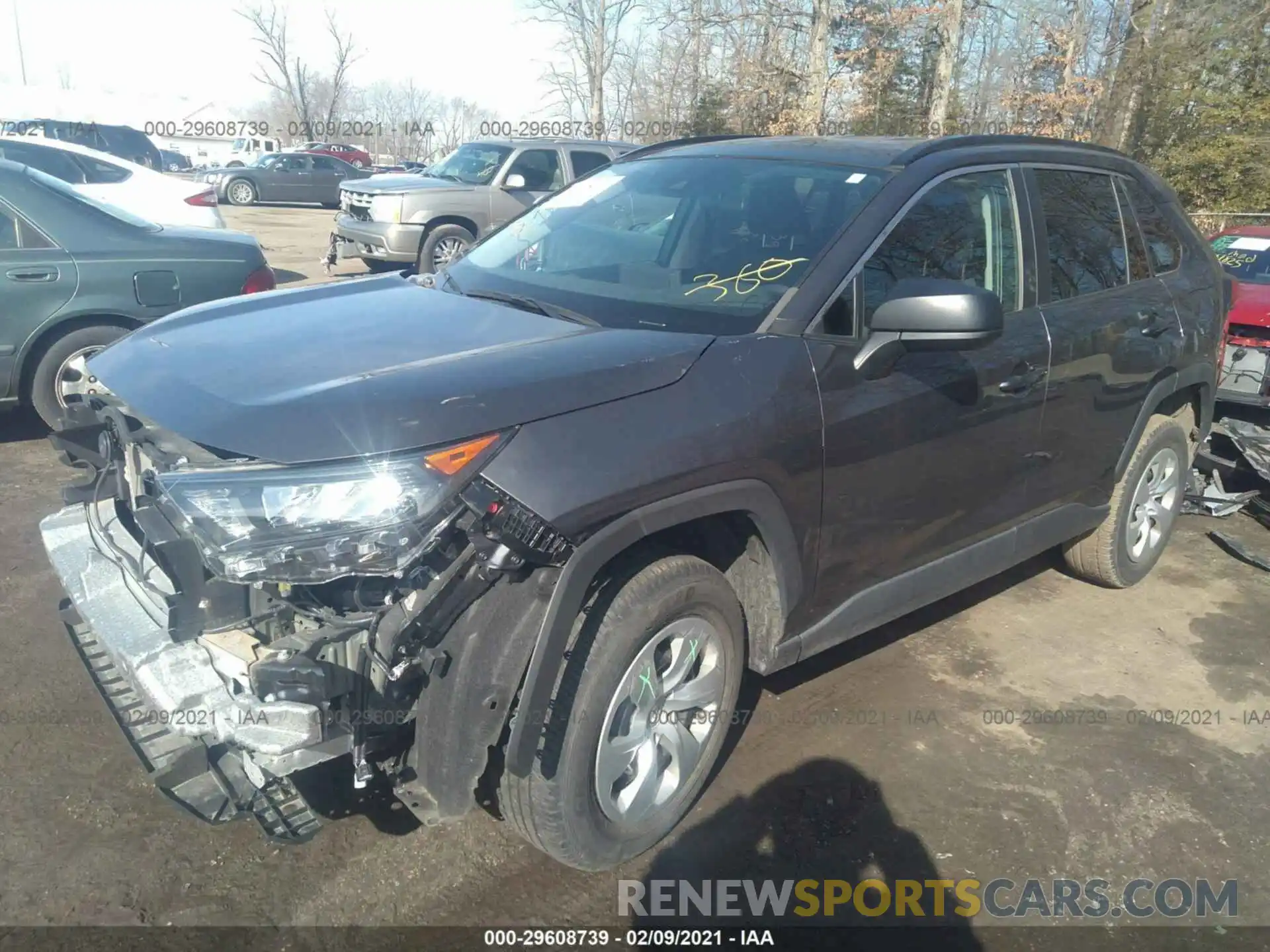 2 Photograph of a damaged car 2T3H1RFV7KW008277 TOYOTA RAV4 2019