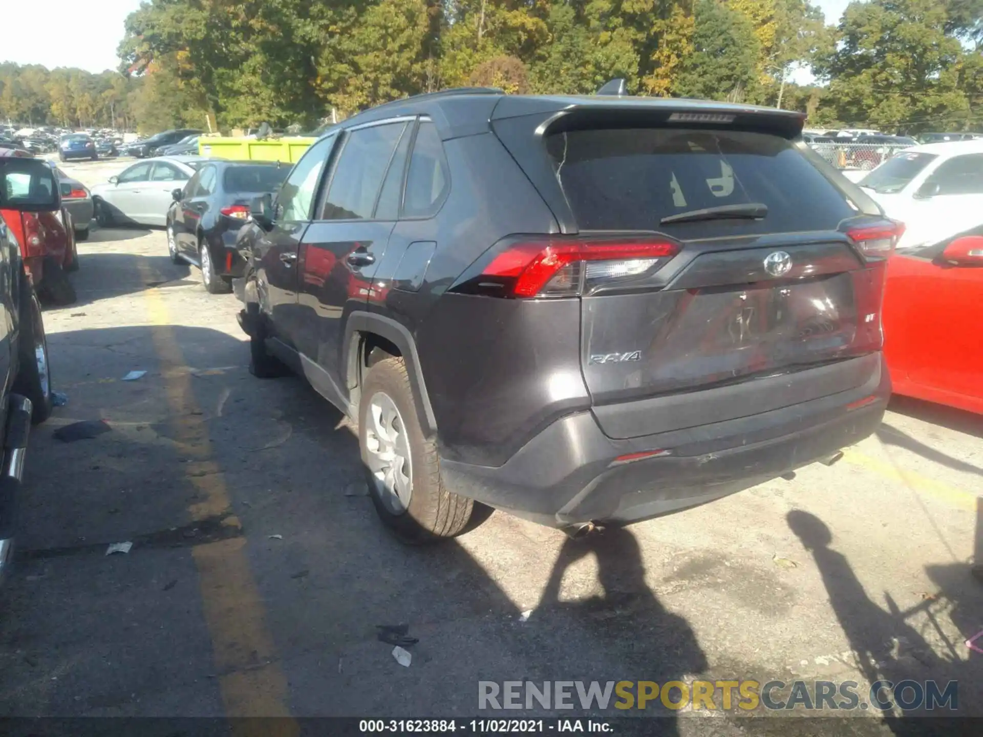 3 Photograph of a damaged car 2T3H1RFV7KW019716 TOYOTA RAV4 2019