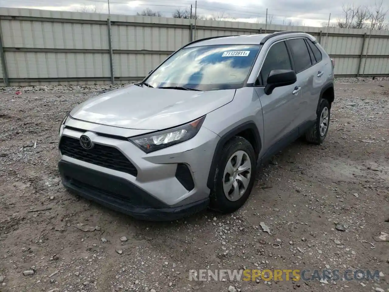 2 Photograph of a damaged car 2T3H1RFV7KW023541 TOYOTA RAV4 2019