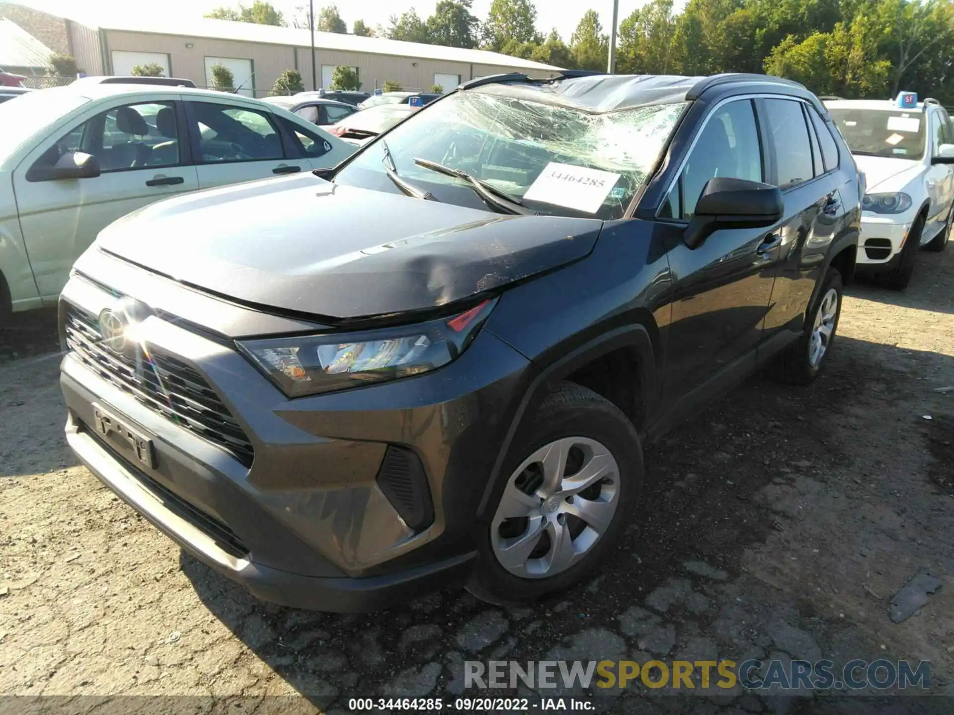 2 Photograph of a damaged car 2T3H1RFV7KW027654 TOYOTA RAV4 2019