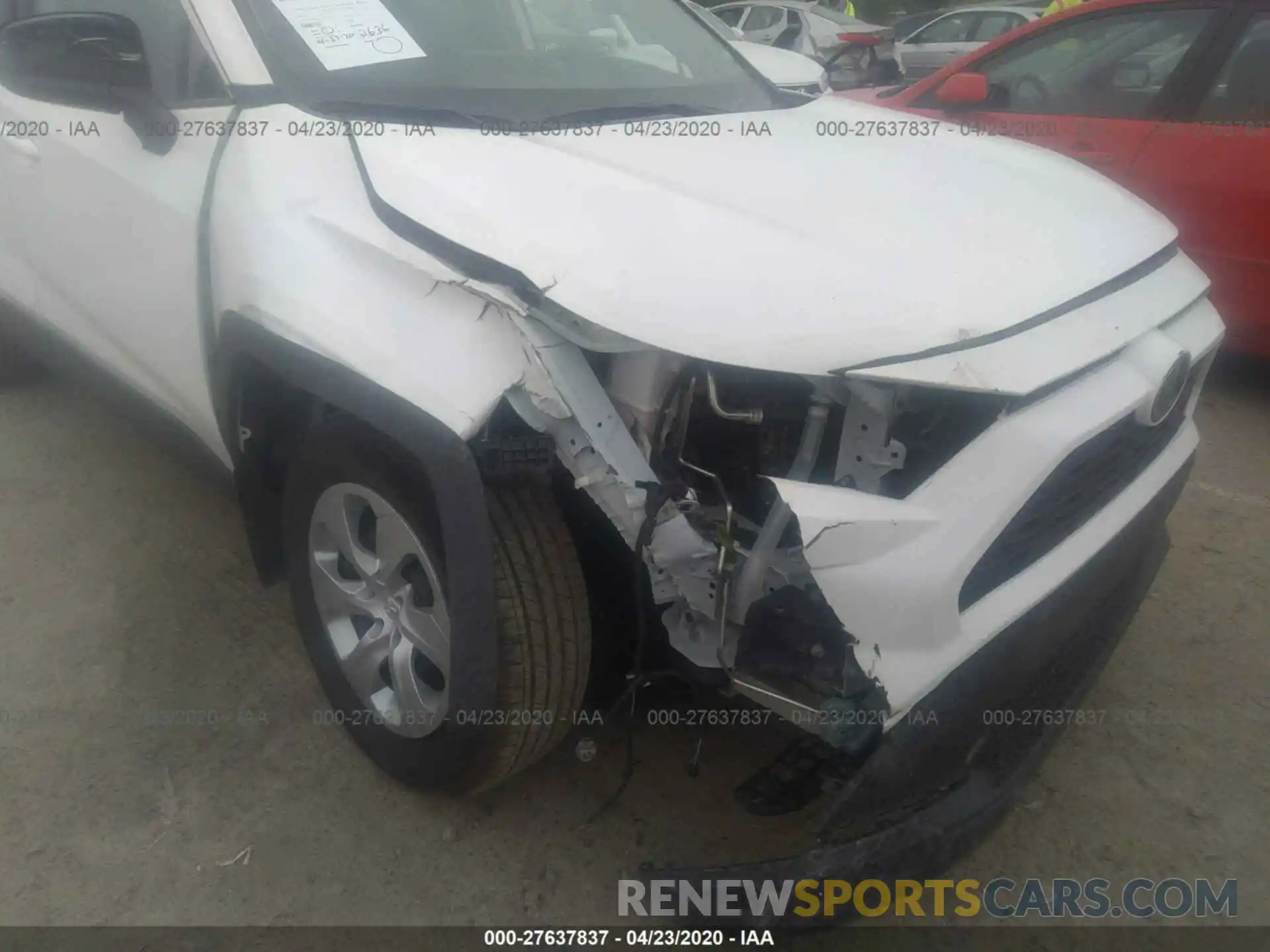 6 Photograph of a damaged car 2T3H1RFV7KW027752 TOYOTA RAV4 2019