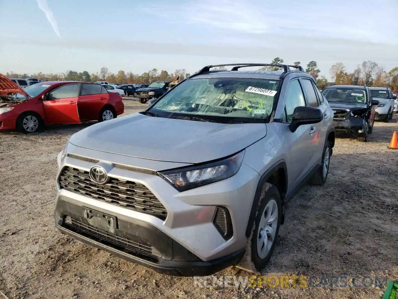 2 Photograph of a damaged car 2T3H1RFV7KW040291 TOYOTA RAV4 2019