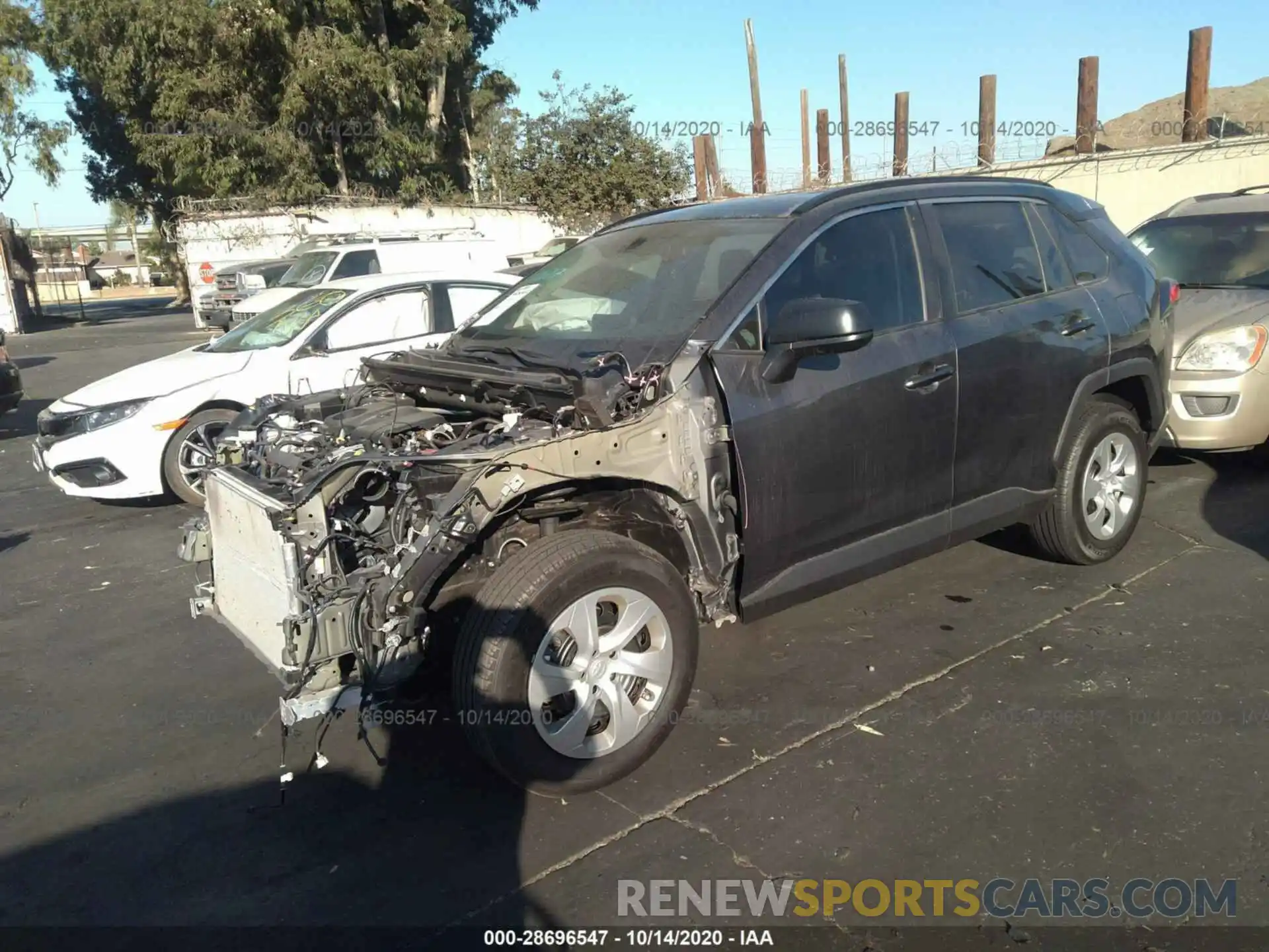 2 Photograph of a damaged car 2T3H1RFV7KW045720 TOYOTA RAV4 2019