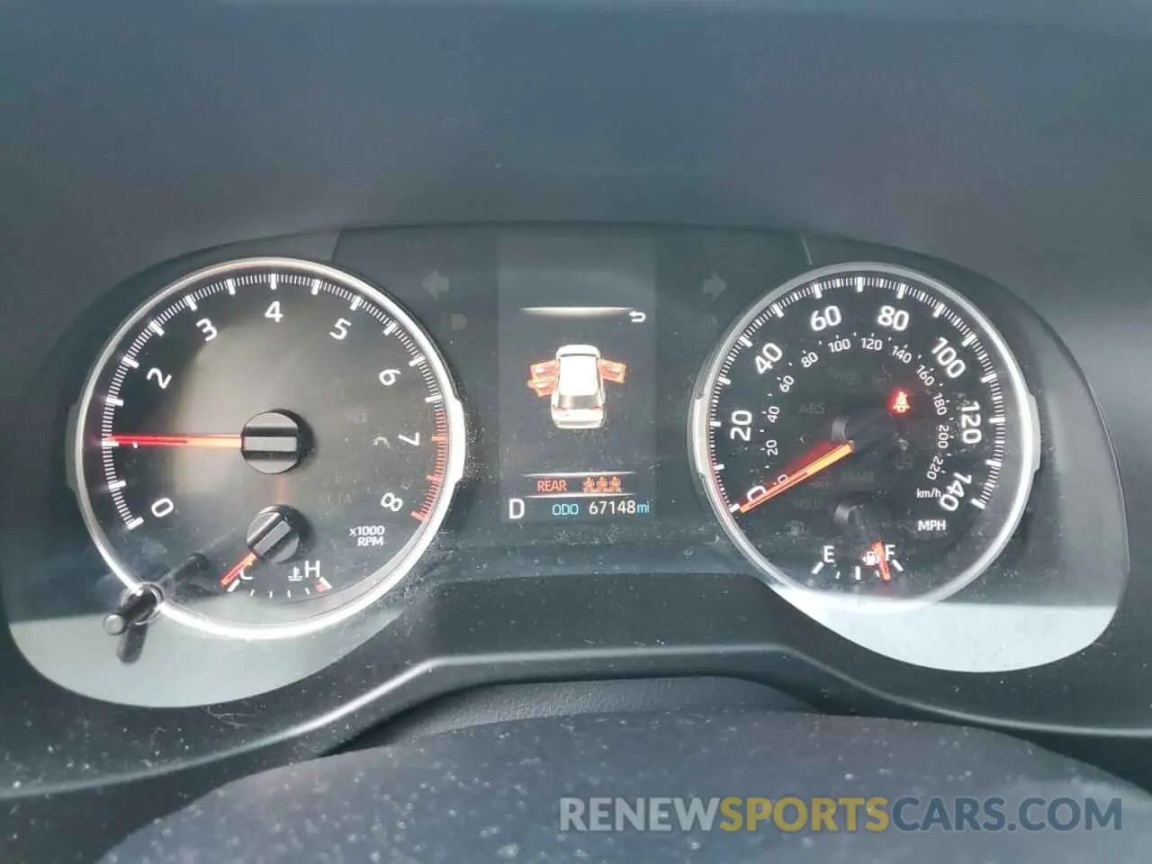 9 Photograph of a damaged car 2T3H1RFV7KW057544 TOYOTA RAV4 2019