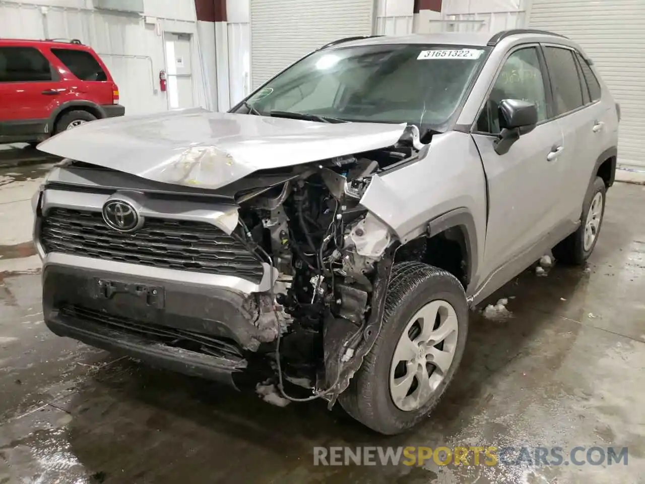 2 Photograph of a damaged car 2T3H1RFV8KC001162 TOYOTA RAV4 2019