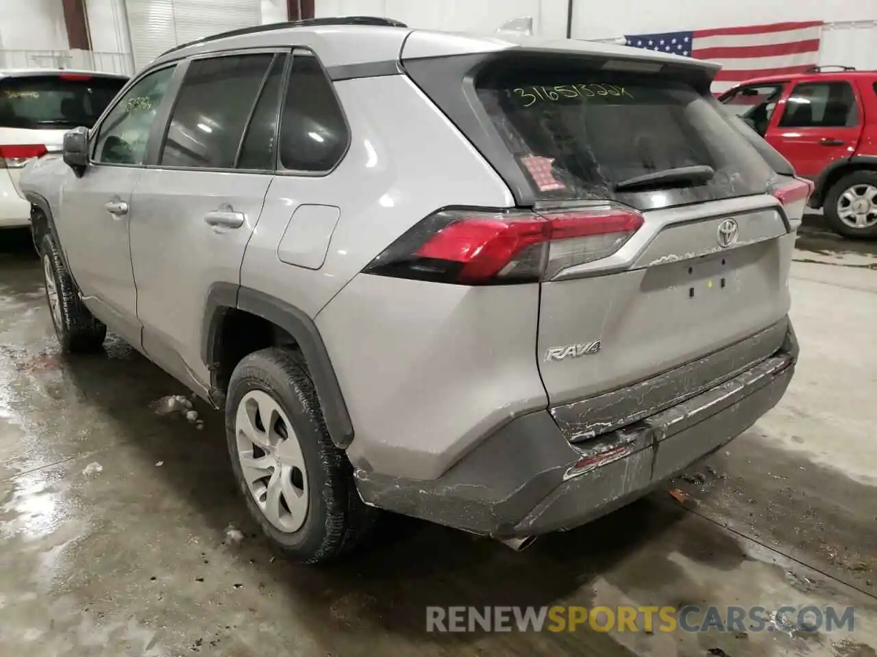 3 Photograph of a damaged car 2T3H1RFV8KC001162 TOYOTA RAV4 2019