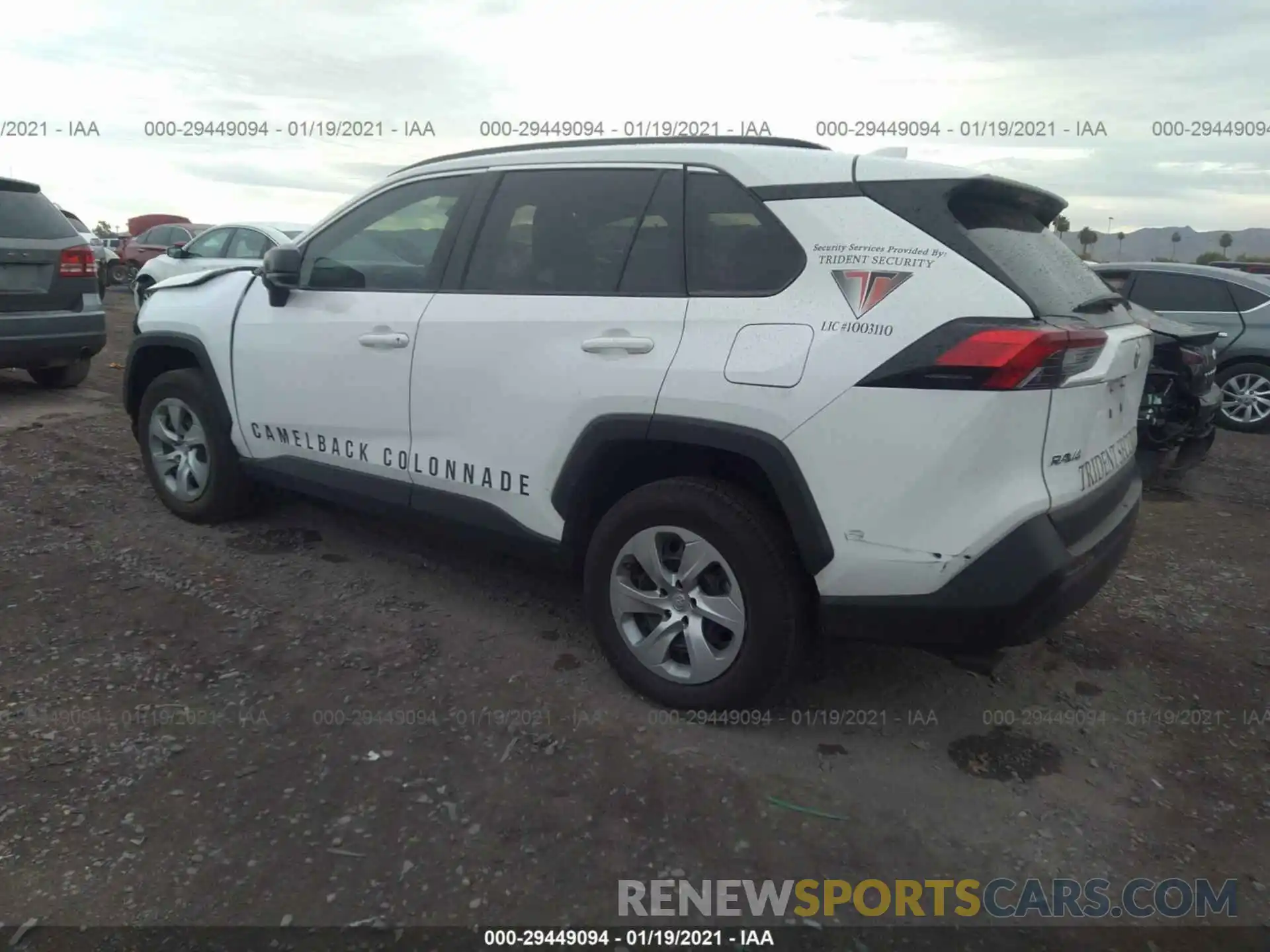 3 Photograph of a damaged car 2T3H1RFV8KW003167 TOYOTA RAV4 2019