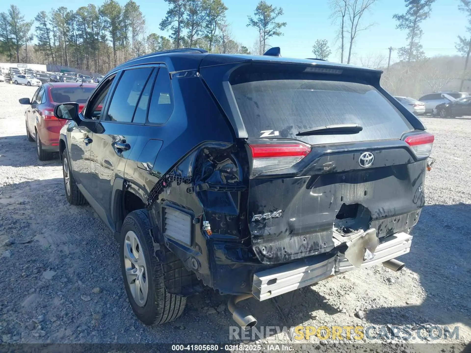 3 Photograph of a damaged car 2T3H1RFV8KW013553 TOYOTA RAV4 2019