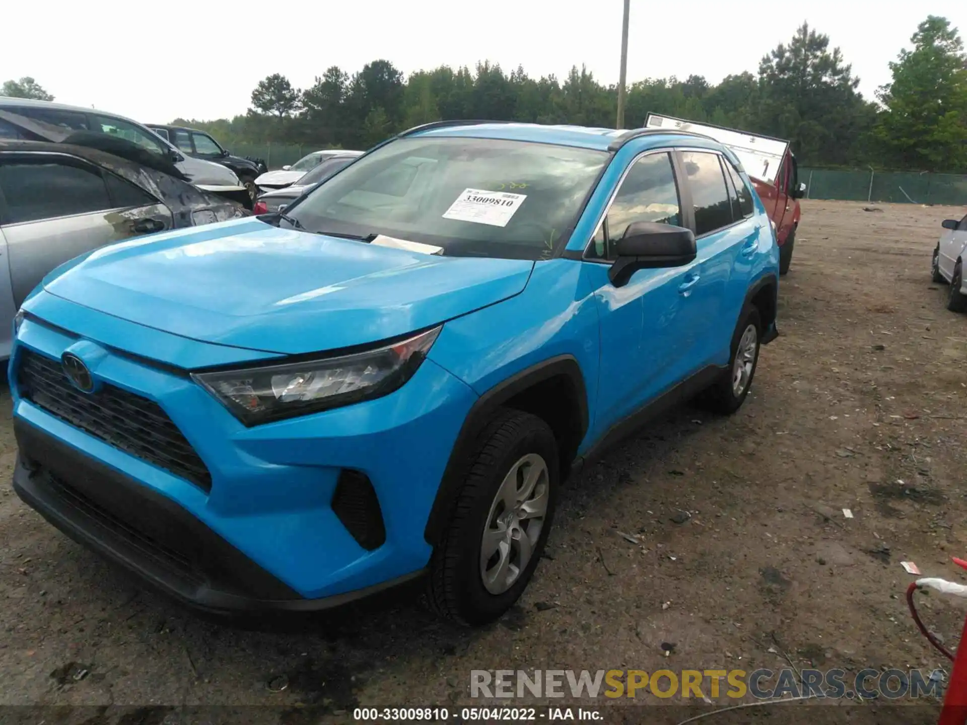 2 Photograph of a damaged car 2T3H1RFV8KW035987 TOYOTA RAV4 2019