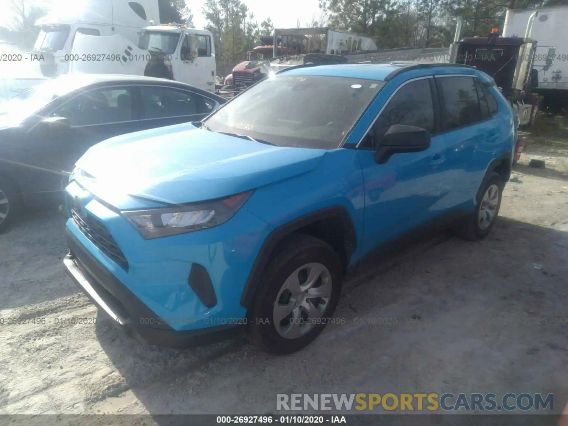 2 Photograph of a damaged car 2T3H1RFV8KW039599 TOYOTA RAV4 2019