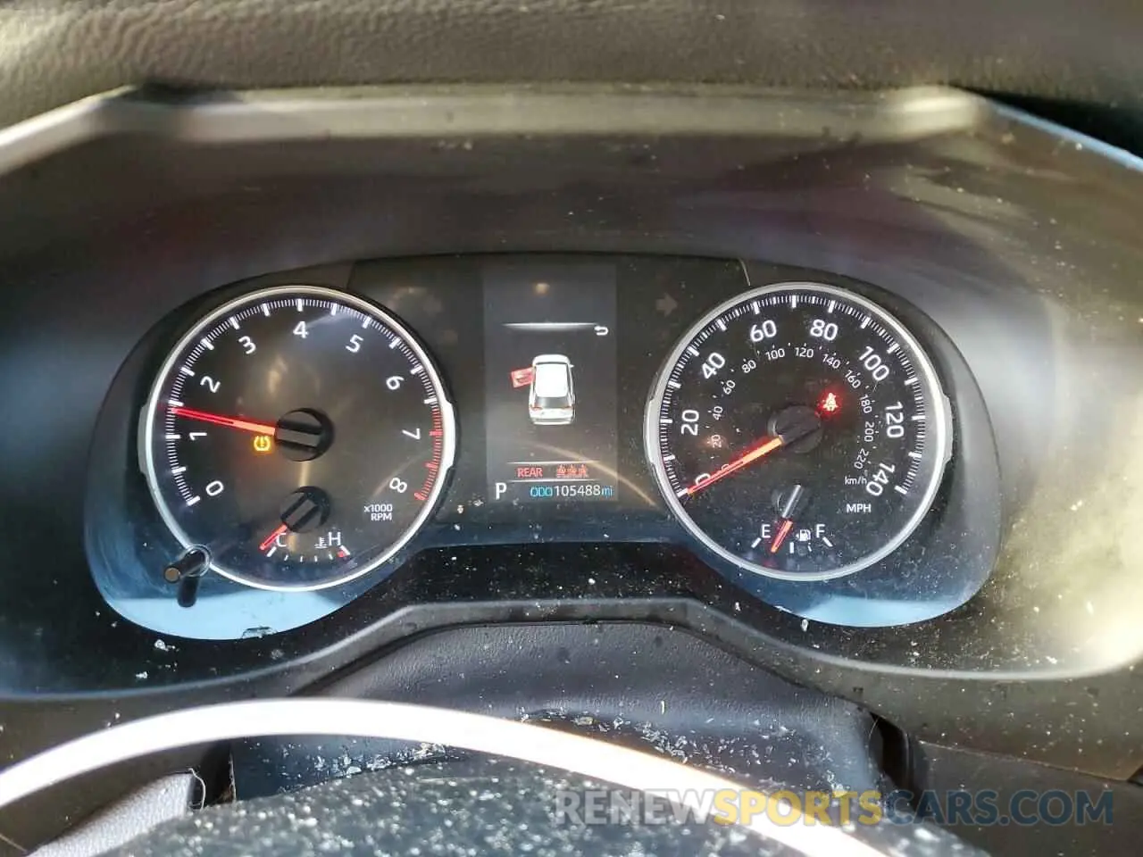 9 Photograph of a damaged car 2T3H1RFV8KW039795 TOYOTA RAV4 2019
