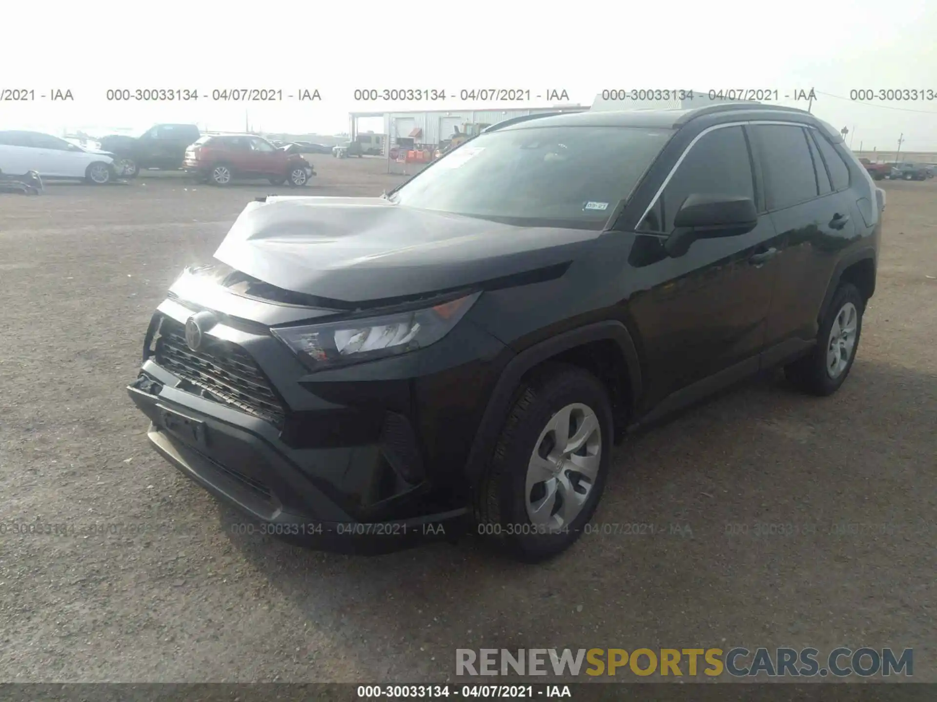 2 Photograph of a damaged car 2T3H1RFV9KC006791 TOYOTA RAV4 2019