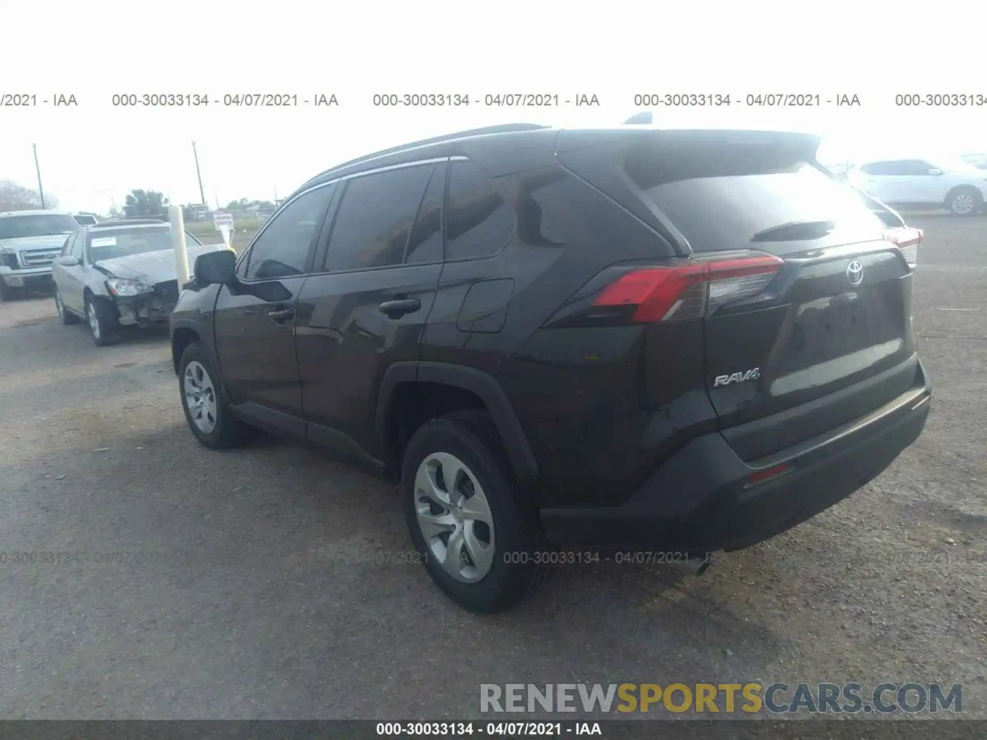 3 Photograph of a damaged car 2T3H1RFV9KC006791 TOYOTA RAV4 2019