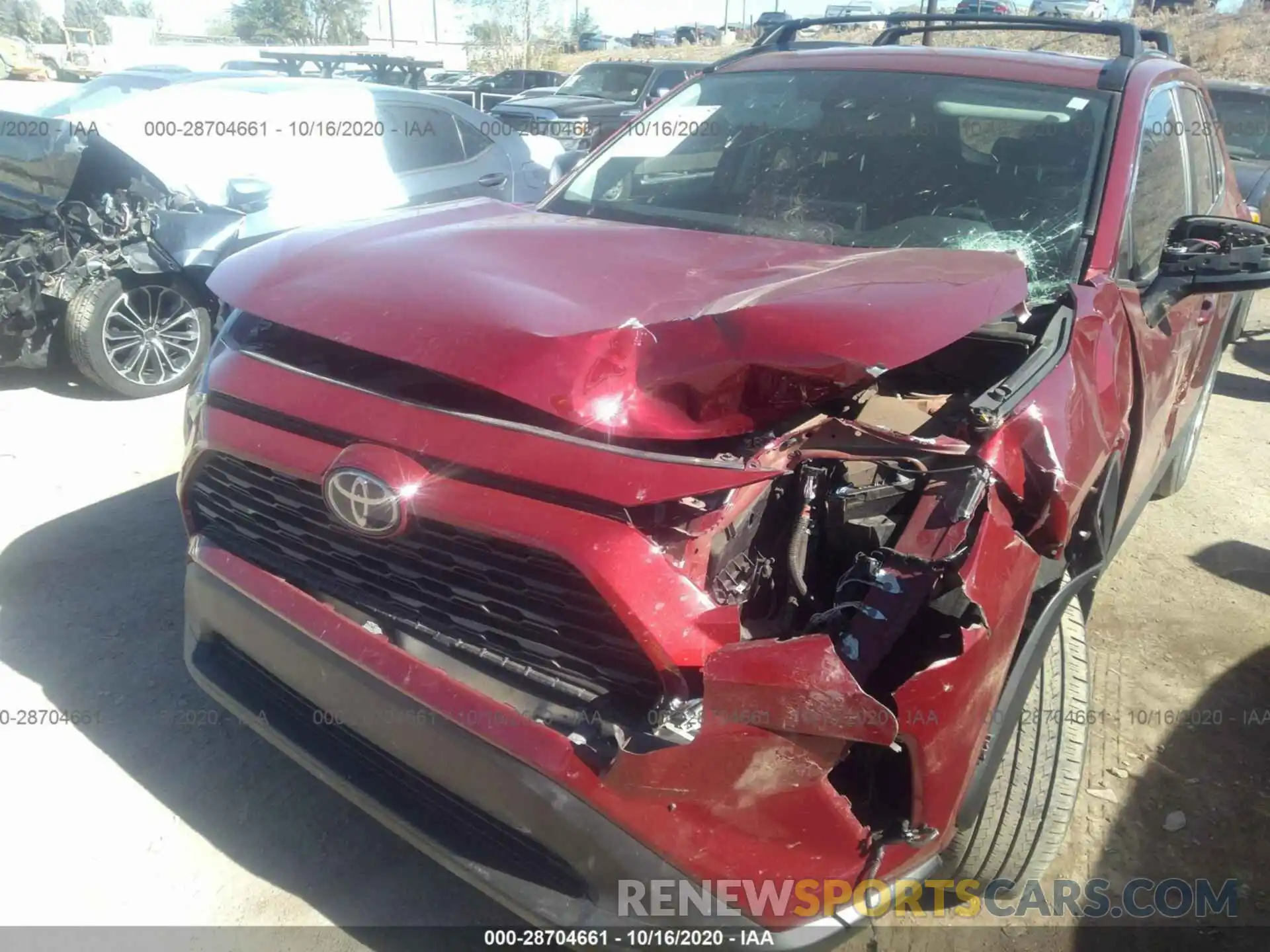 6 Photograph of a damaged car 2T3H1RFV9KC012395 TOYOTA RAV4 2019