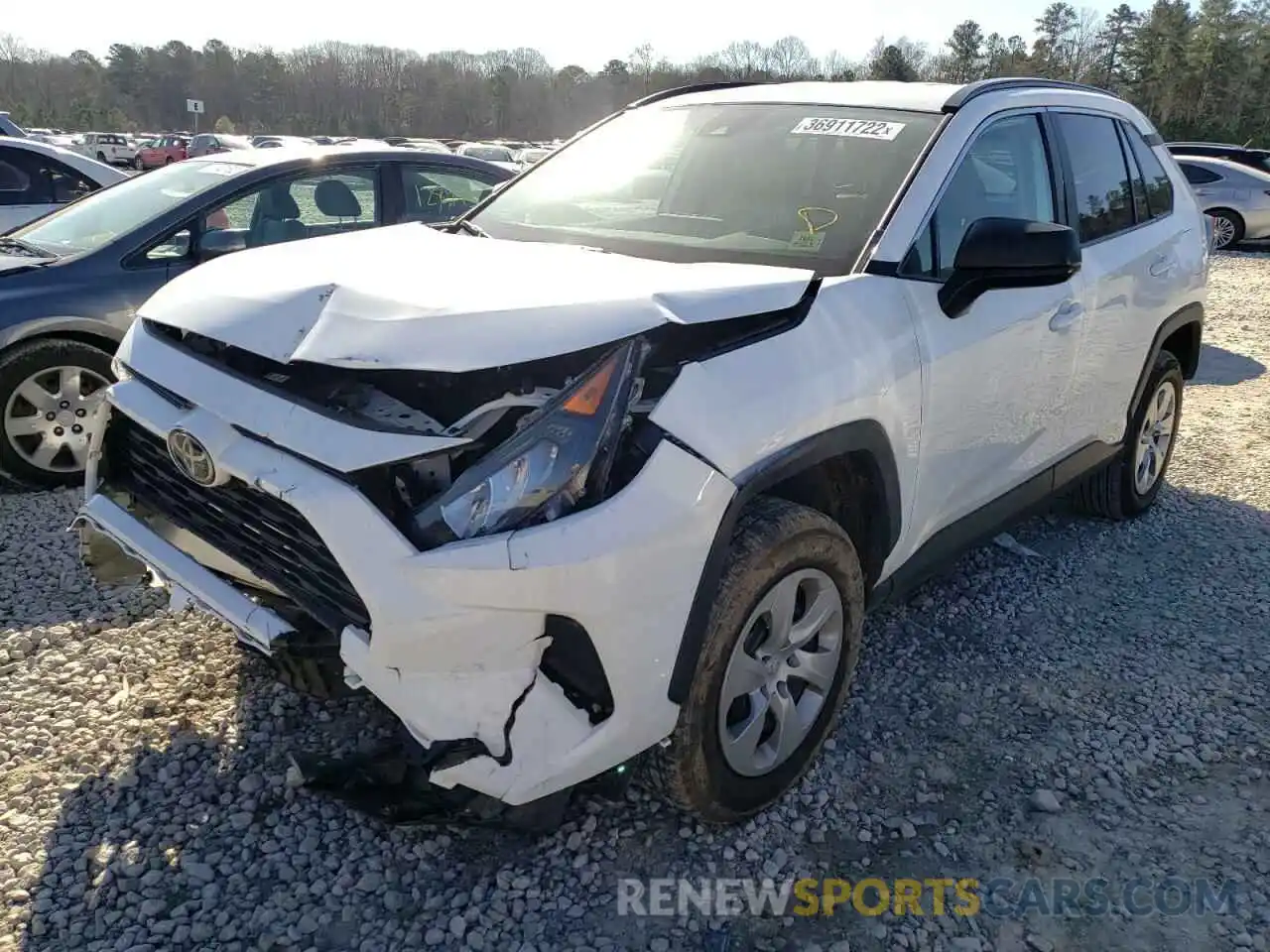 2 Photograph of a damaged car 2T3H1RFV9KW036260 TOYOTA RAV4 2019