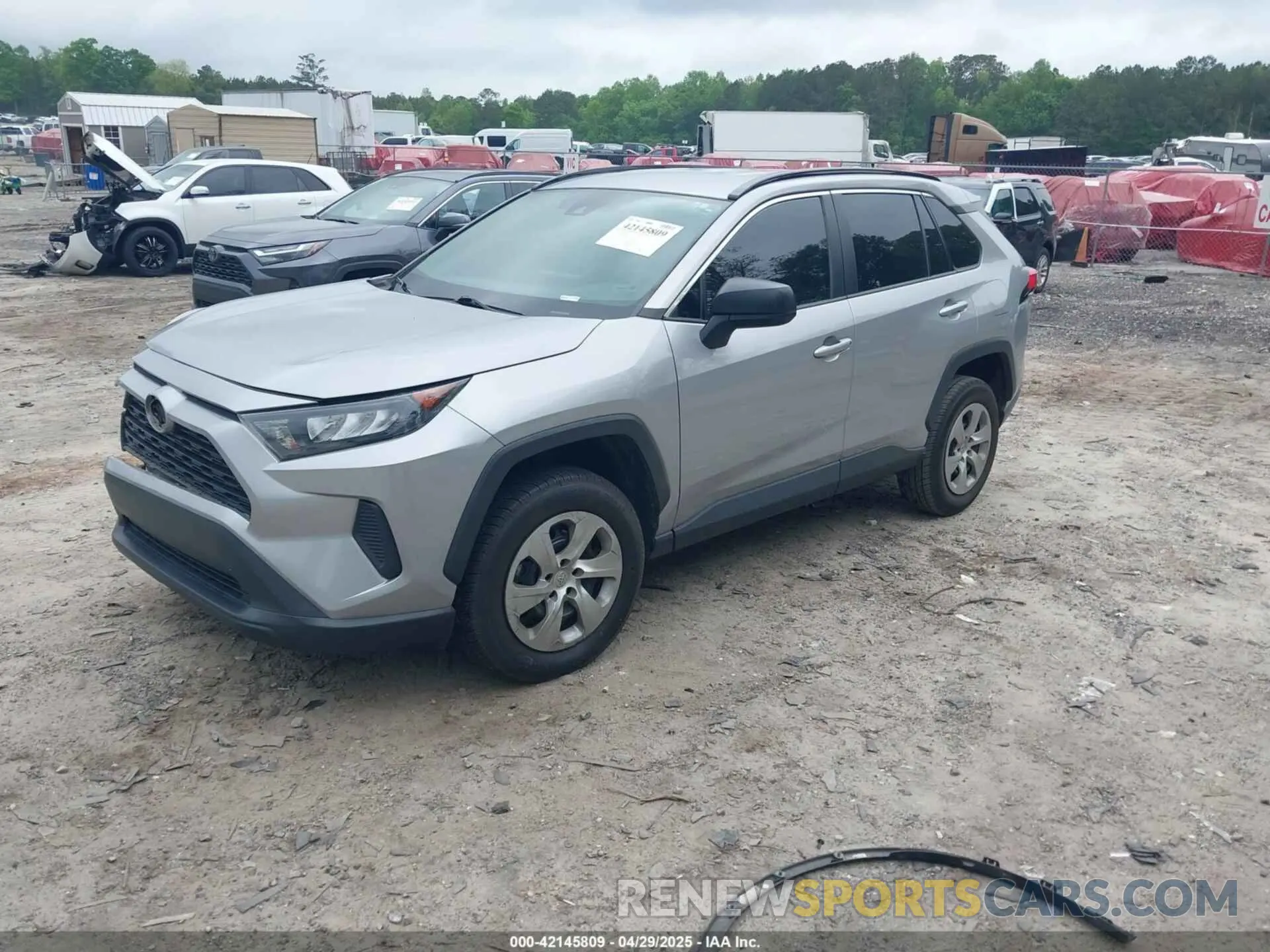 2 Photograph of a damaged car 2T3H1RFV9KW038705 TOYOTA RAV4 2019