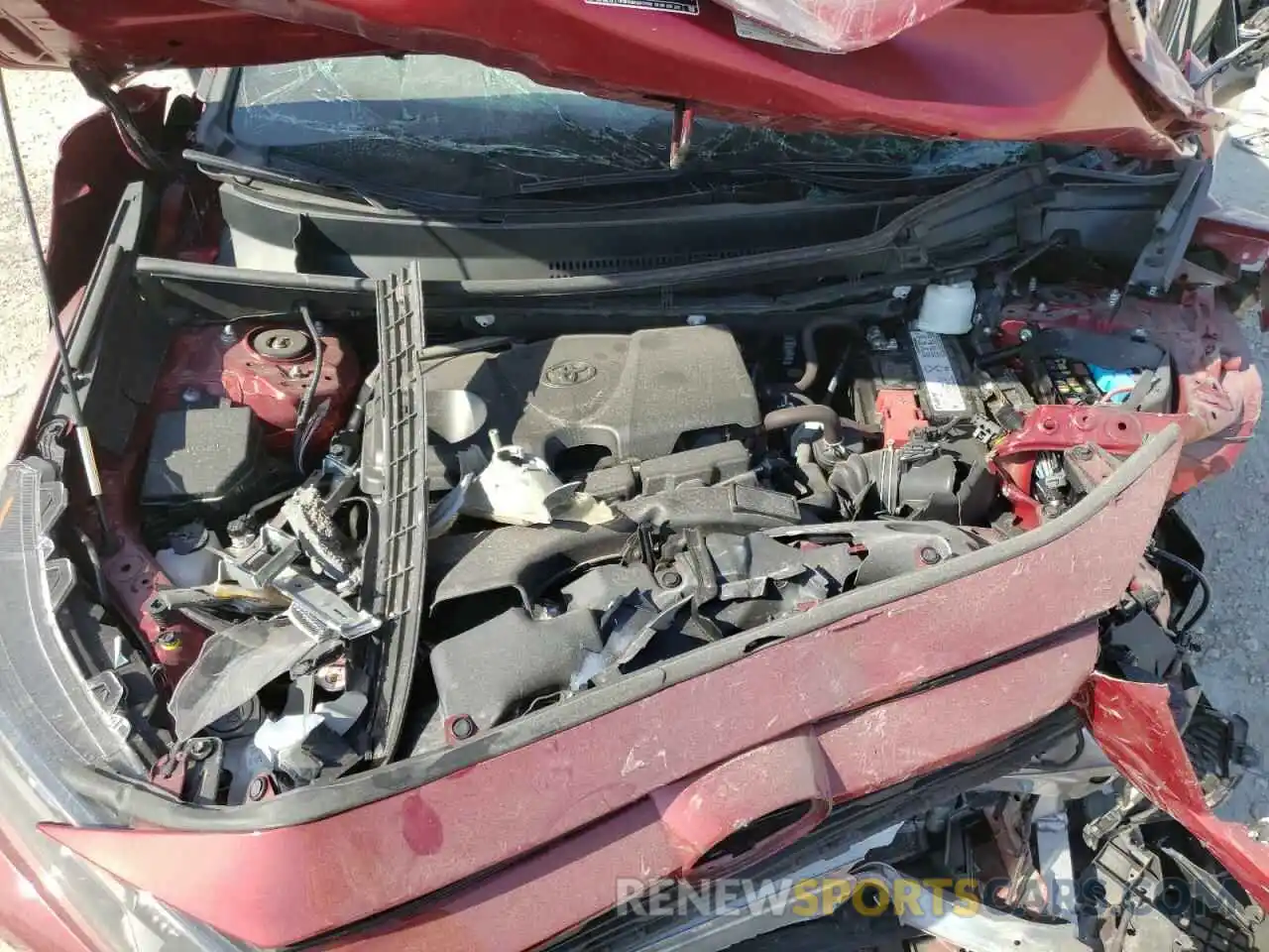 7 Photograph of a damaged car 2T3H1RFV9KW049154 TOYOTA RAV4 2019