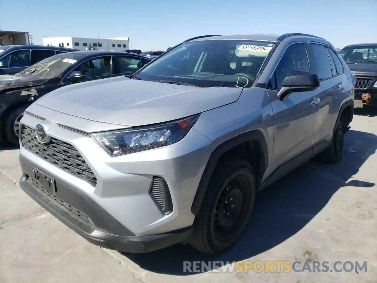 2 Photograph of a damaged car 2T3H1RFVXKC003298 TOYOTA RAV4 2019