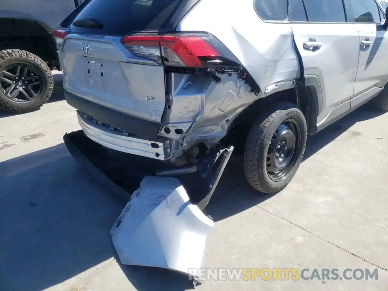 9 Photograph of a damaged car 2T3H1RFVXKC003298 TOYOTA RAV4 2019