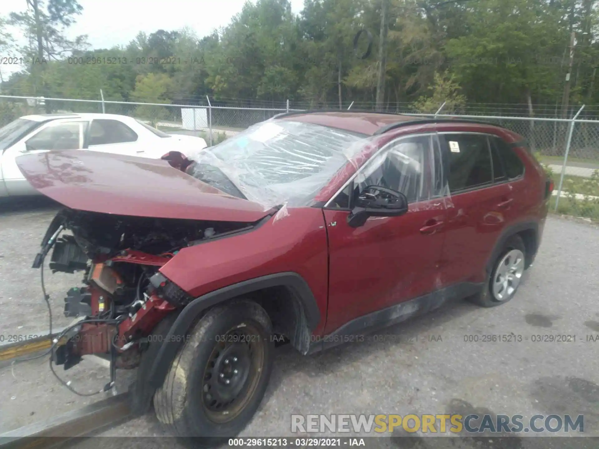 2 Photograph of a damaged car 2T3H1RFVXKC006623 TOYOTA RAV4 2019