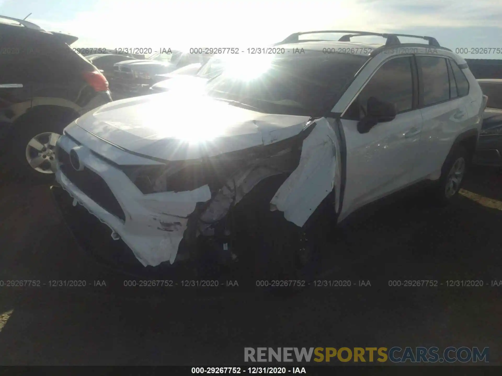 2 Photograph of a damaged car 2T3H1RFVXKC030274 TOYOTA RAV4 2019